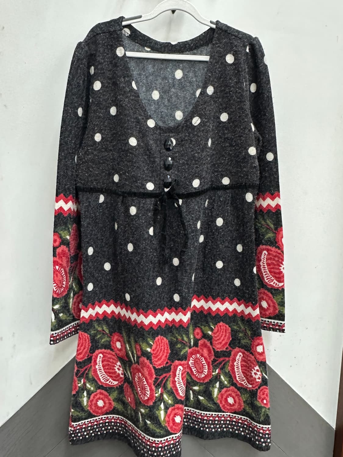 🍓하구미의 도트맛 코디세트🍓 그런지 히메갸루 블랙갸루 원피스 스커트 상품이미지3