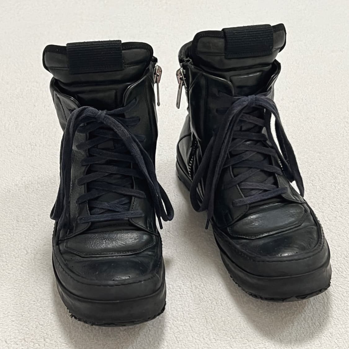 릭오웬스 10AW 혀짧 지오바스켓 모노크롬 올검 LBO 상품이미지2