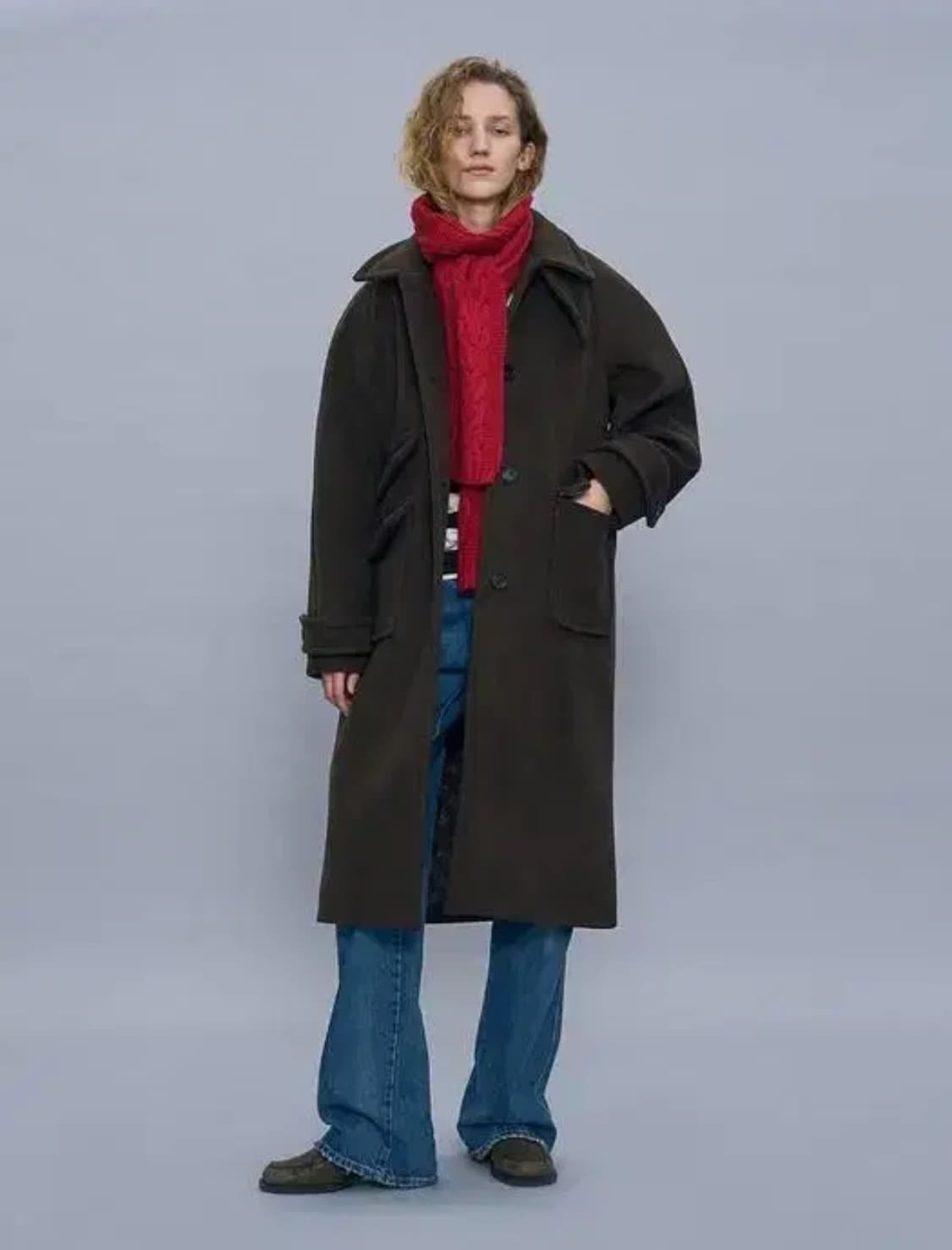 파르티멘토 우먼 발마칸 코트 브라운 free 상품이미지1