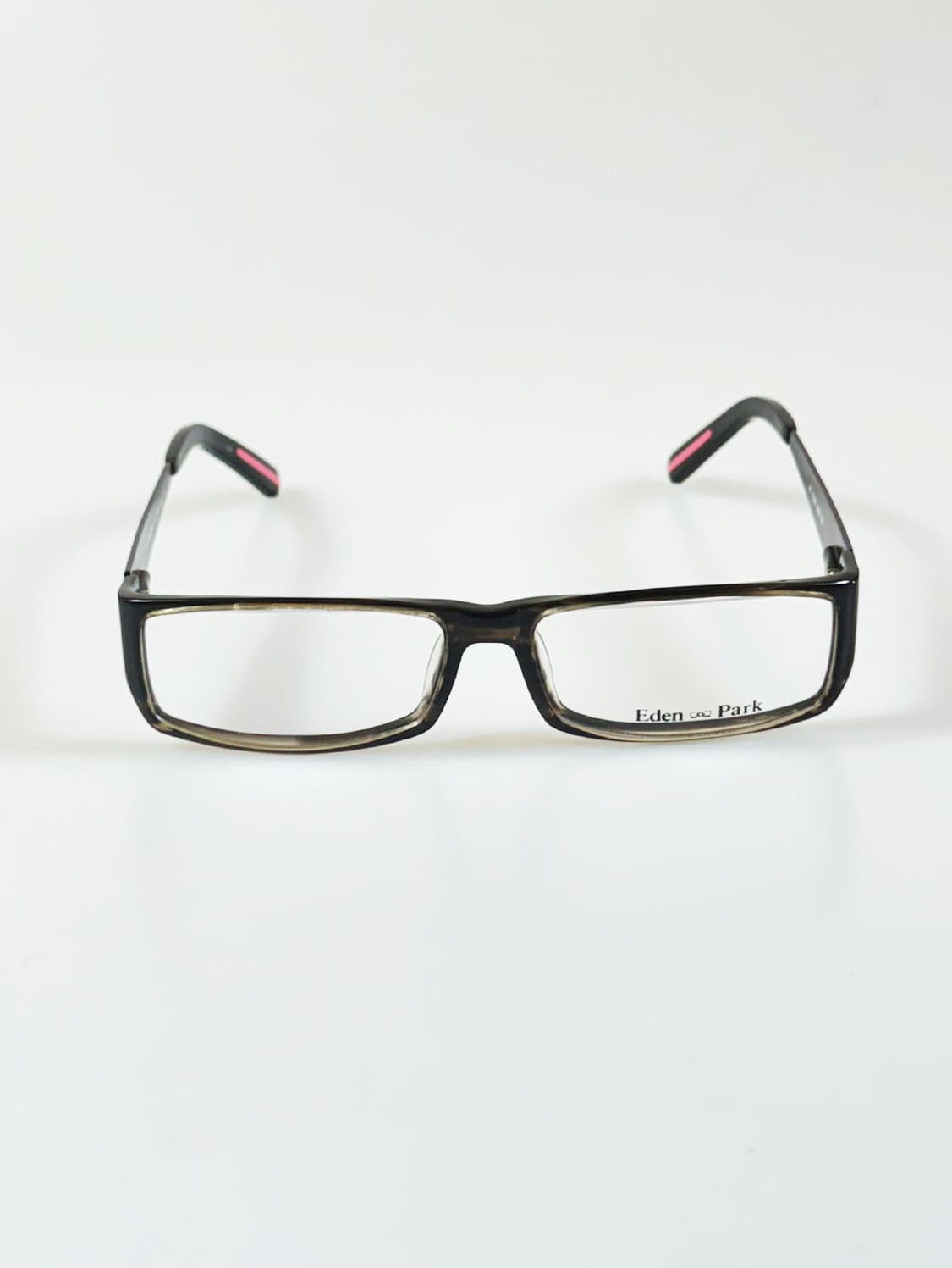 90s EDEN PARK 블랙톤 볼드 스퀘어 빈티지 안경 상품이미지2