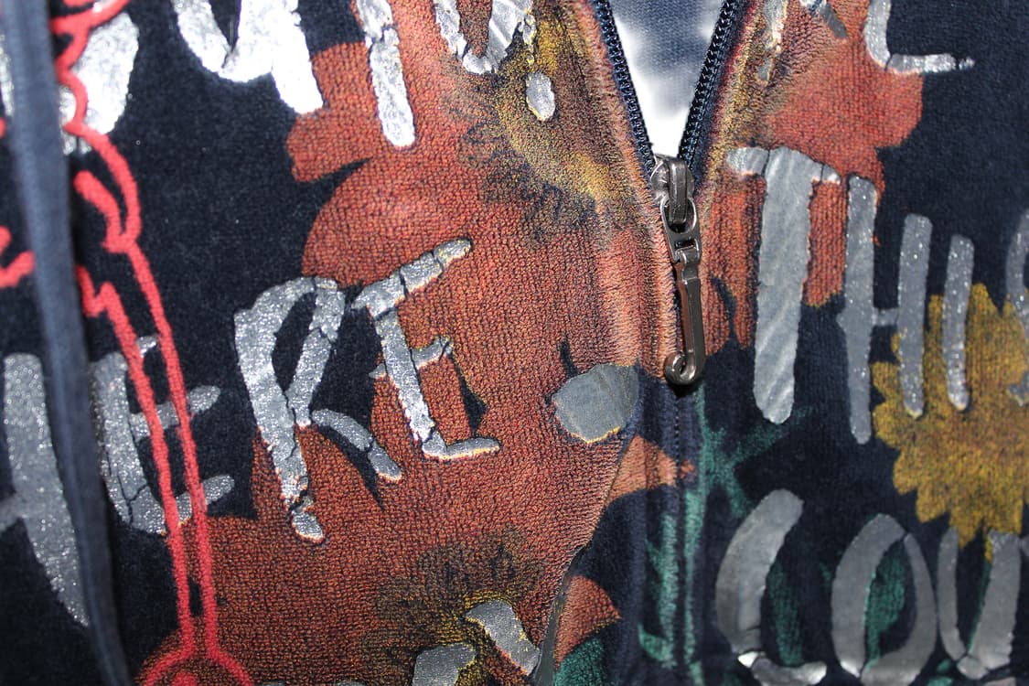 2000s Juicy Couture 쥬시꾸뛰르 셔링 집업 벨벳 져지 상품이미지3