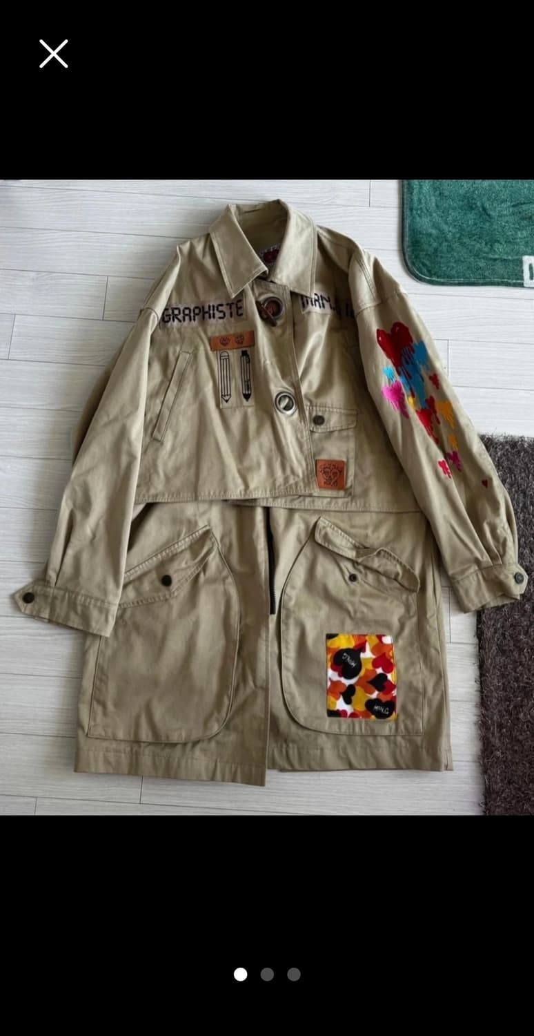 MAN.G 그라피스트 만지 코튼 롱코트 야상 상품이미지1