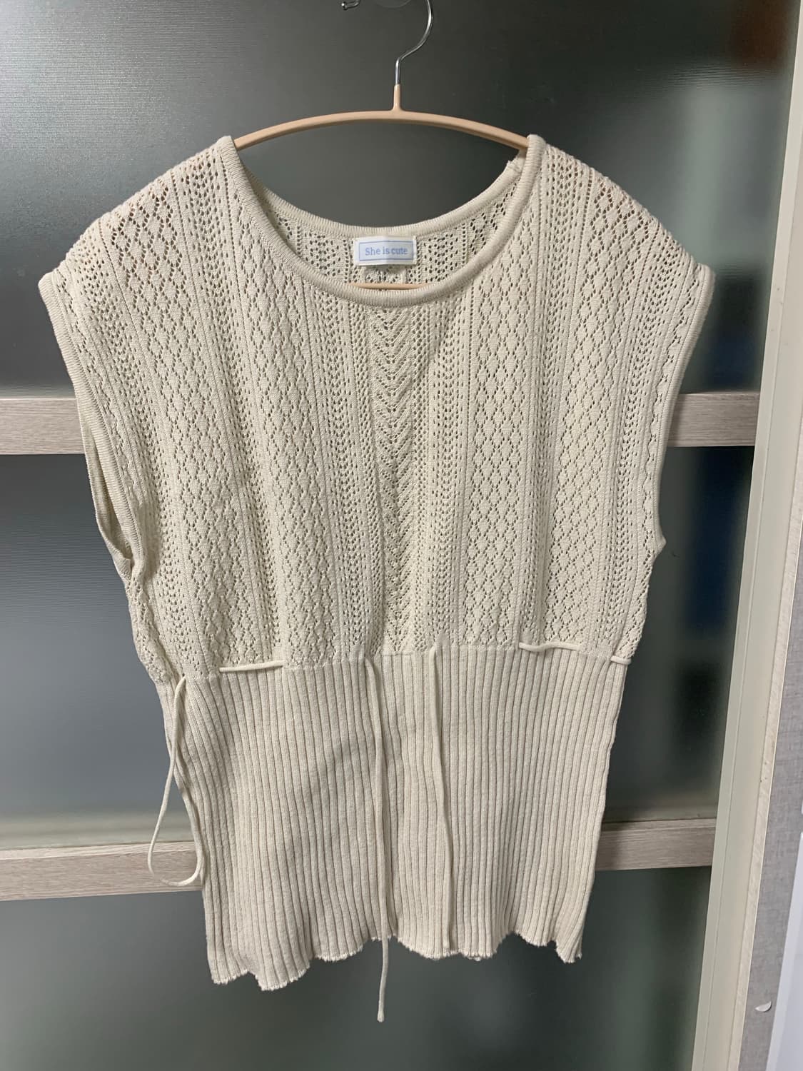 쉬이즈큐트 썸머니트탑 그레이지 상품이미지2