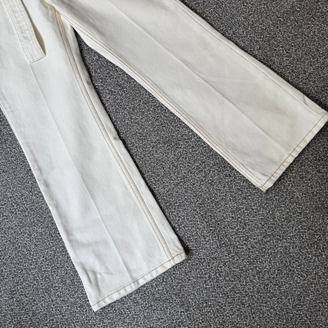 앤더스벨 벨티드 크롭 데님 진 상품이미지4