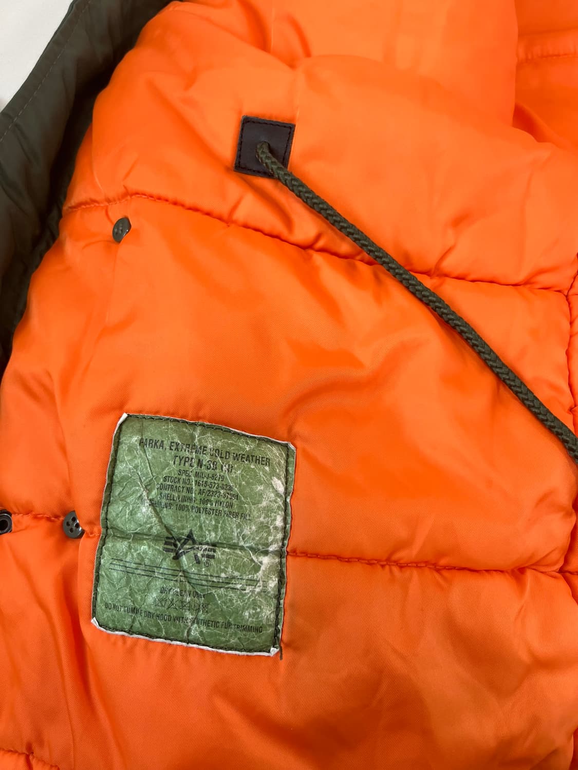 [xs] 알파인더스트리 n3b 자켓 상품이미지4