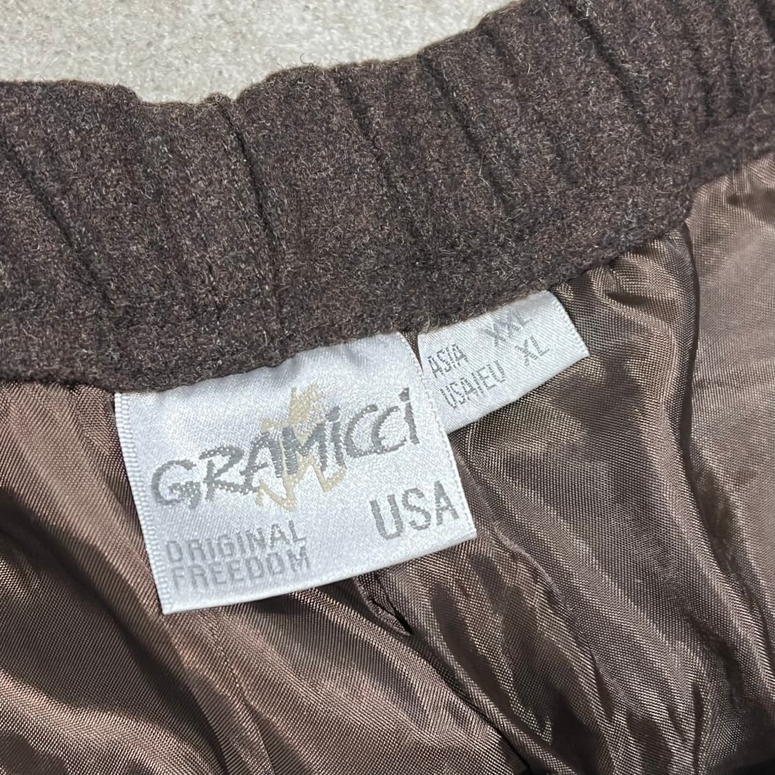 그라미치 벨티드 모직팬츠 s10007 상품이미지8