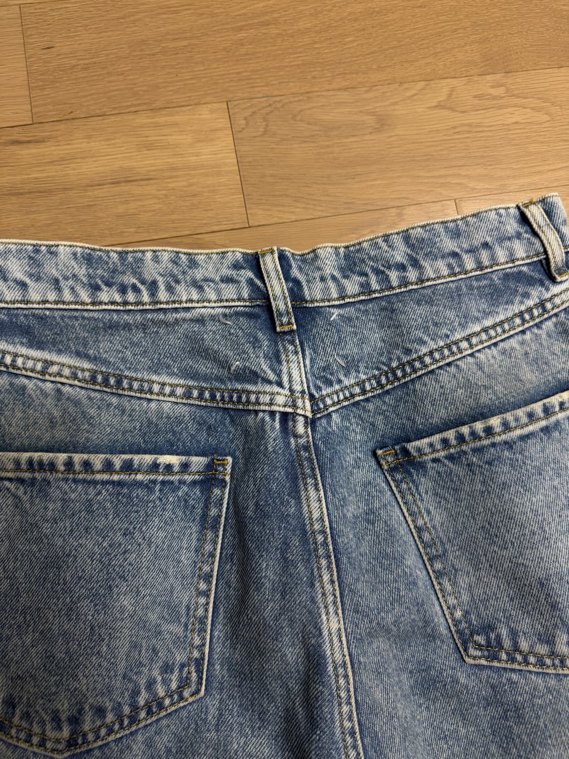 [44] 마르지엘라 컷아웃 데님 팬츠 상품이미지4