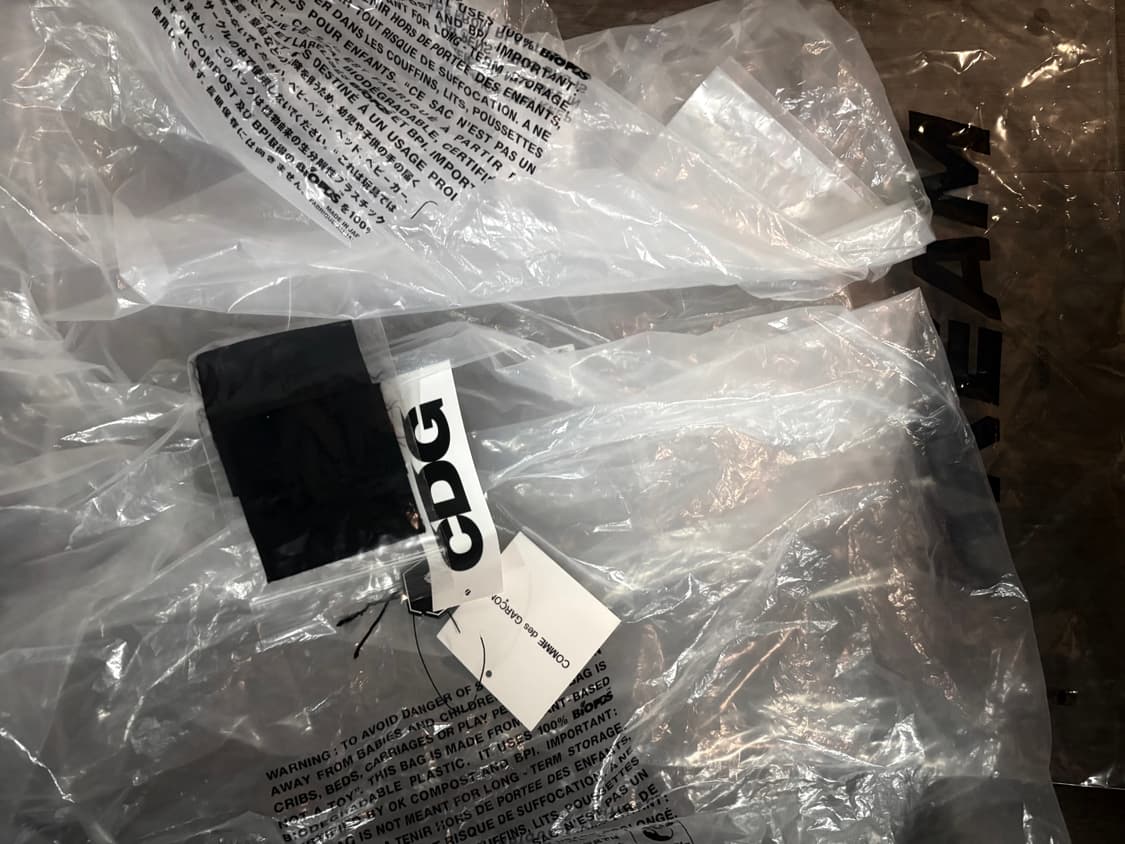 촬영용1회착)CDG 꼼데가르송 스태프 staff 블루종 봄버 L사이즈 상품이미지6