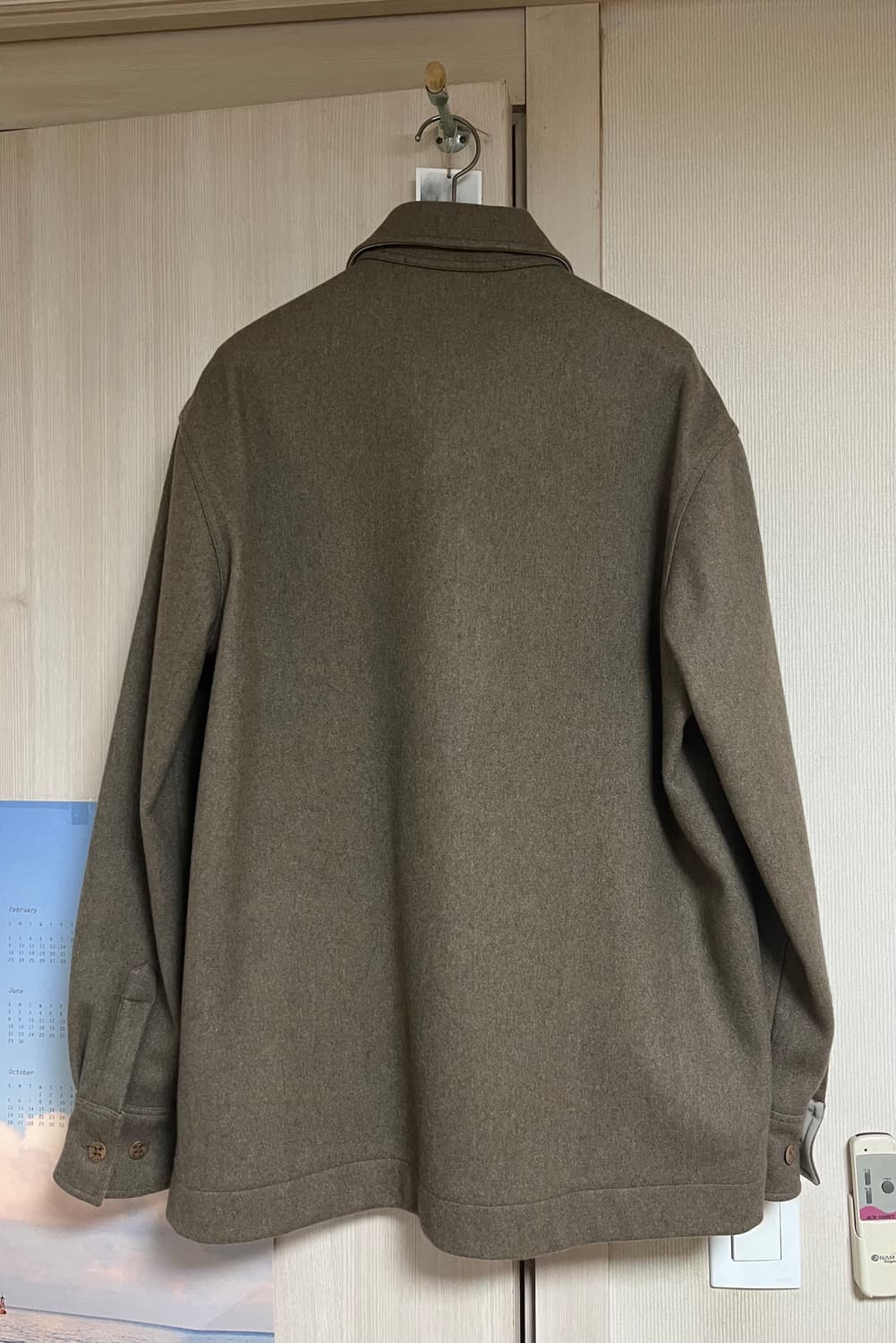 에뛰드 스튜디오 울 핸드메이드 셔츠 자켓 상품이미지4