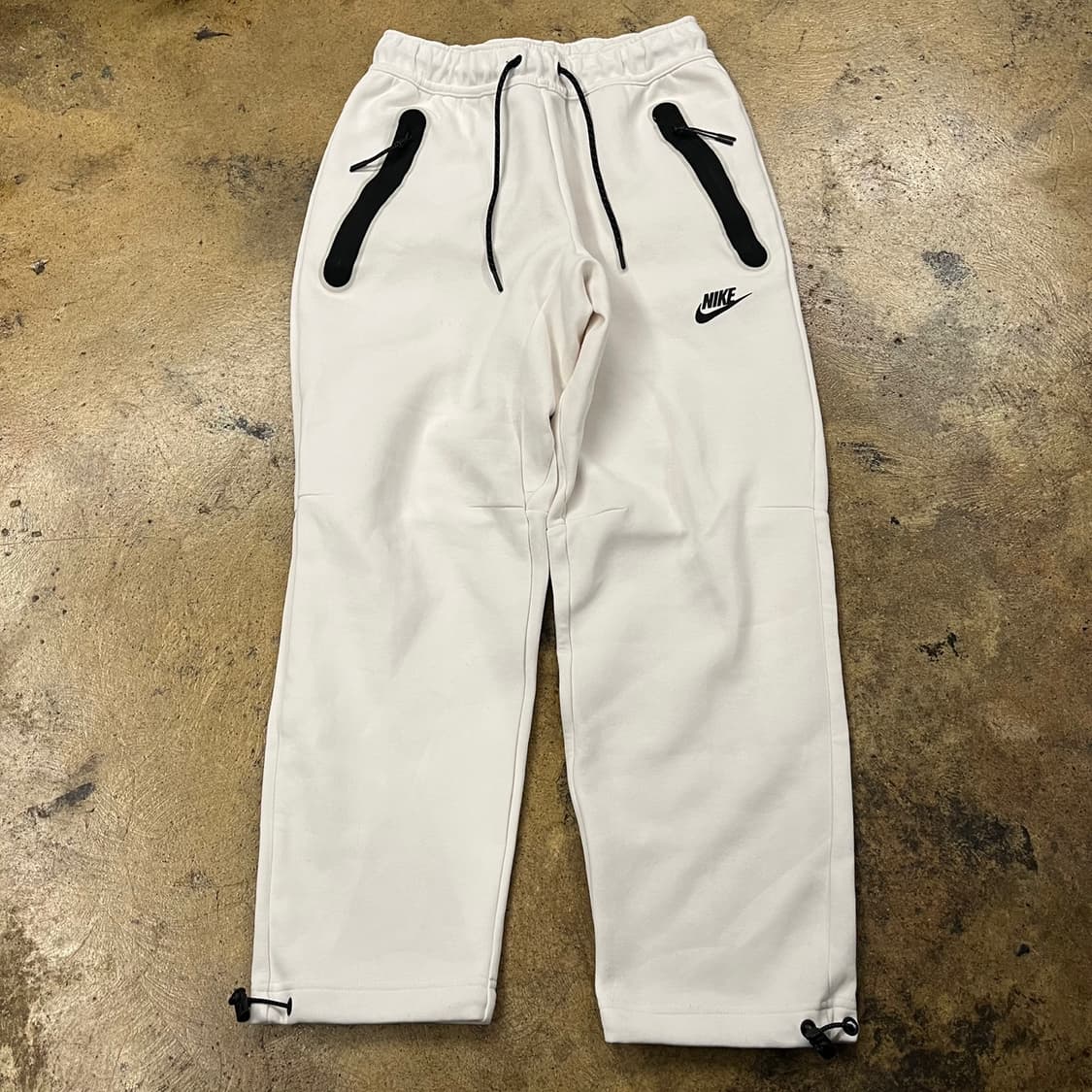 [정품/S] 나이키 테크 플리스 바지 화이트 b19 상품이미지2