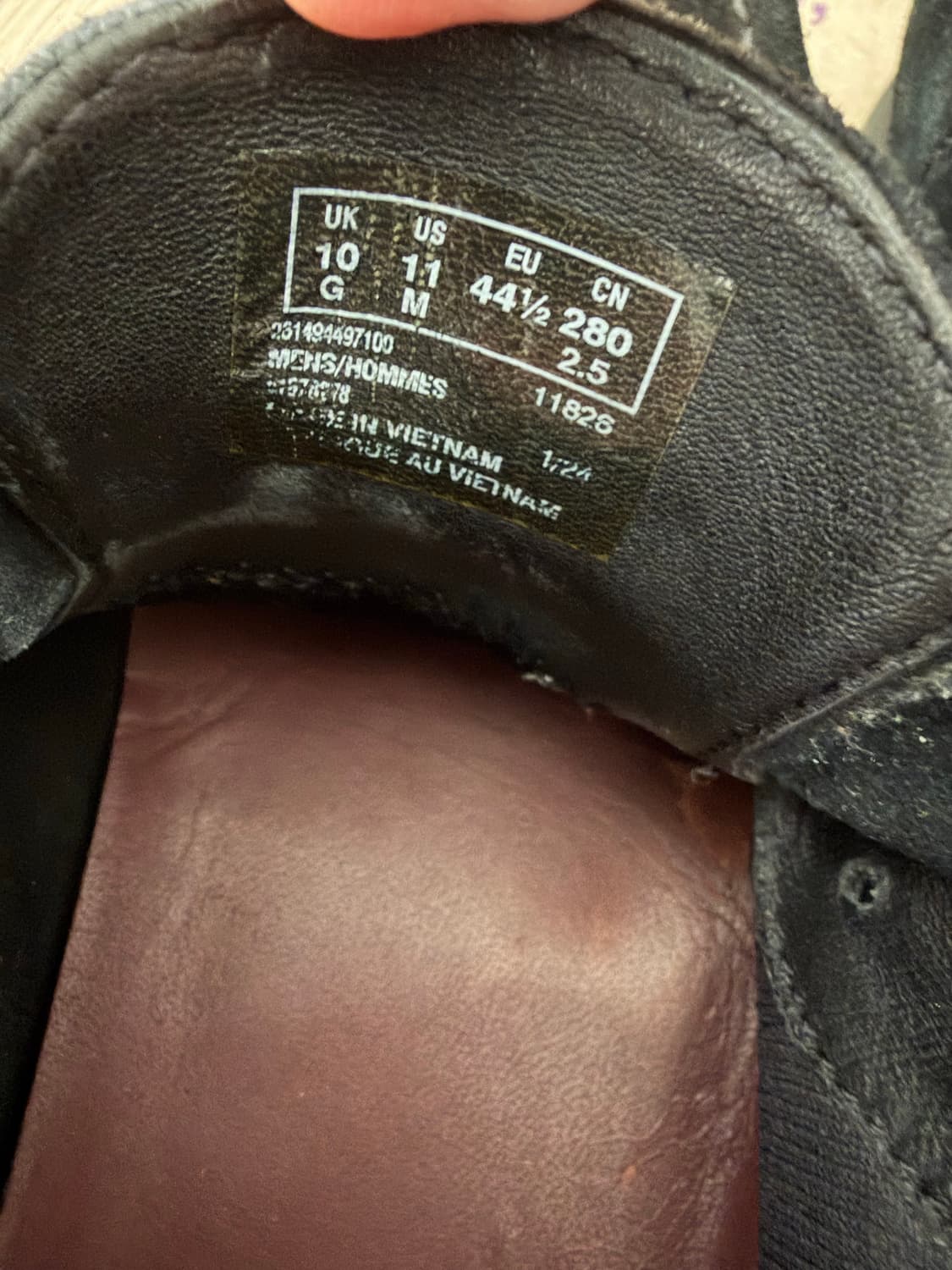 클락스 왈라비 고어텍스 블랙 uk10 (285) 상품이미지3