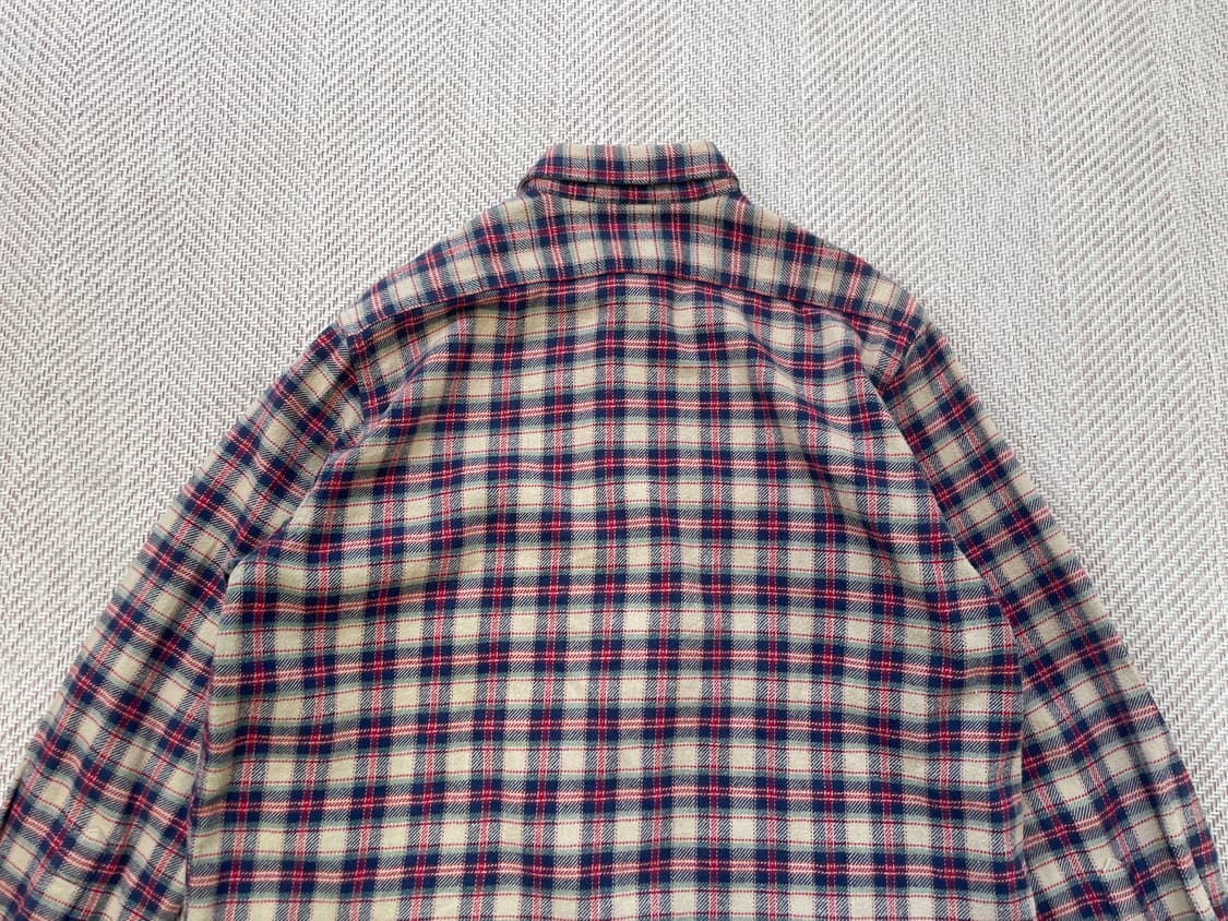 빈티지 플란넬 플랩포켓 체크셔츠  J04198 상품이미지9