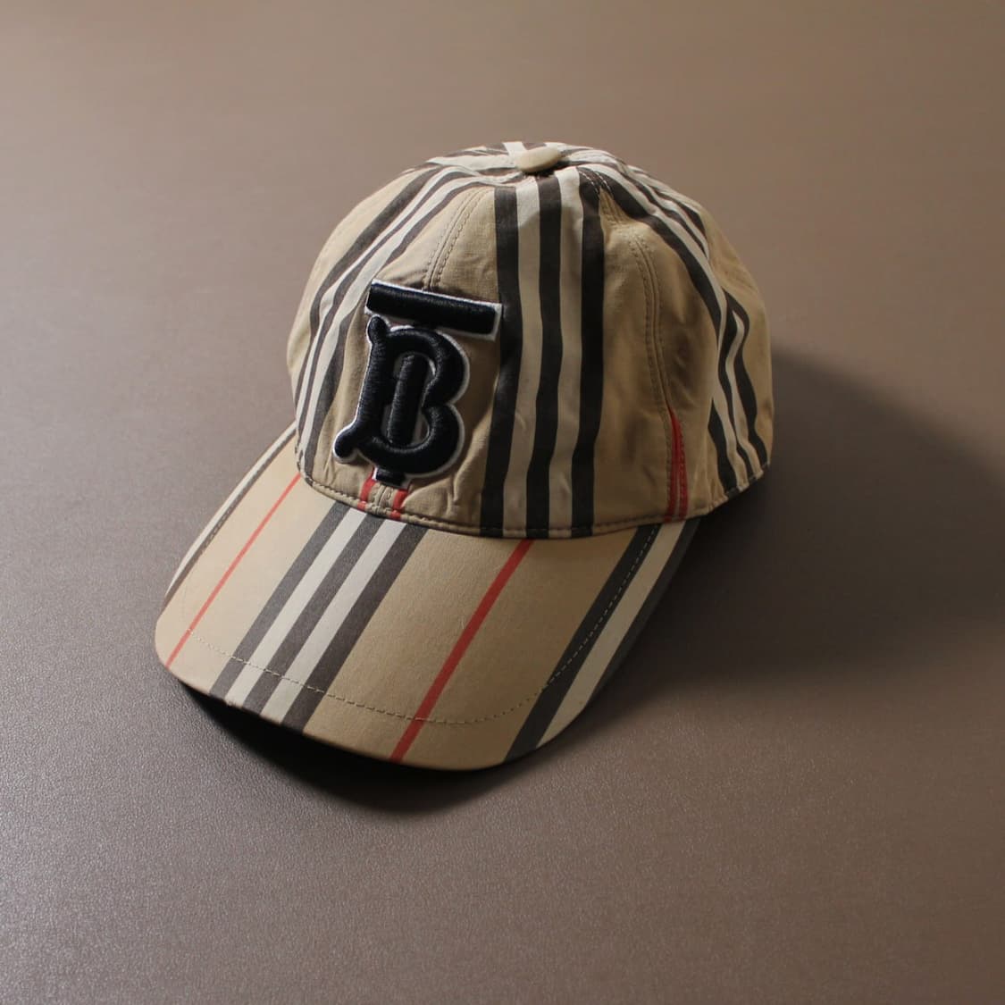 Burberry 버버리 TB 모노그램 아이콘 스트라이프 볼캡 상품이미지1