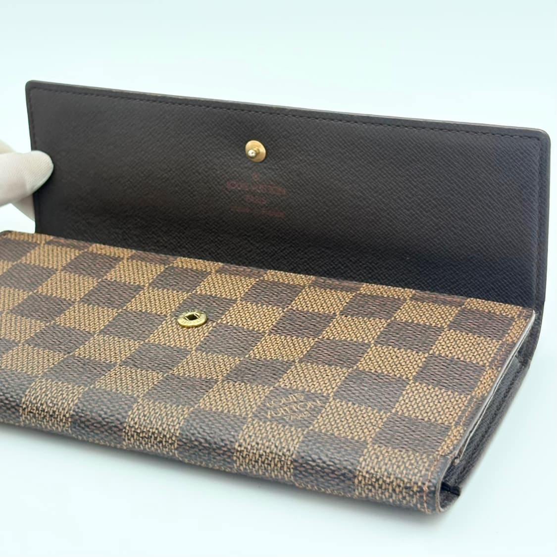 [중고명품셀렉트]루이비통 다미에 에벤 사라 월렛 장지갑 상품이미지5