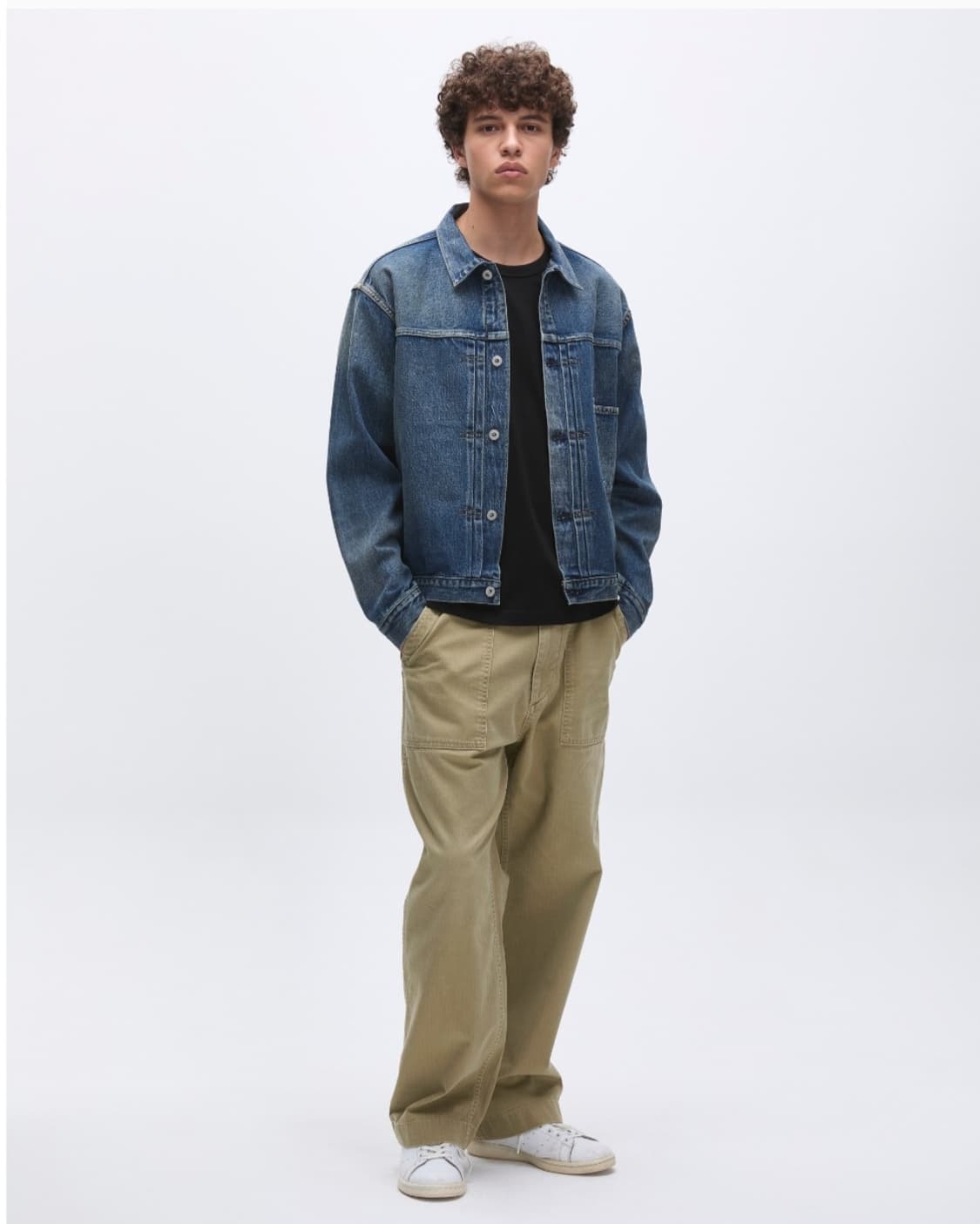 카키스 HBT baker pant khaki M 상품이미지3