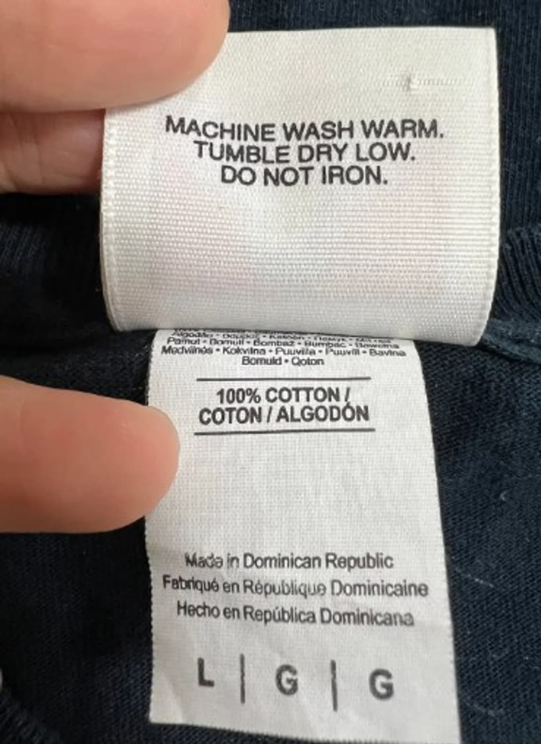 벤데이비스 남성 네이비 라운드반팔티셔츠 L 상품이미지6