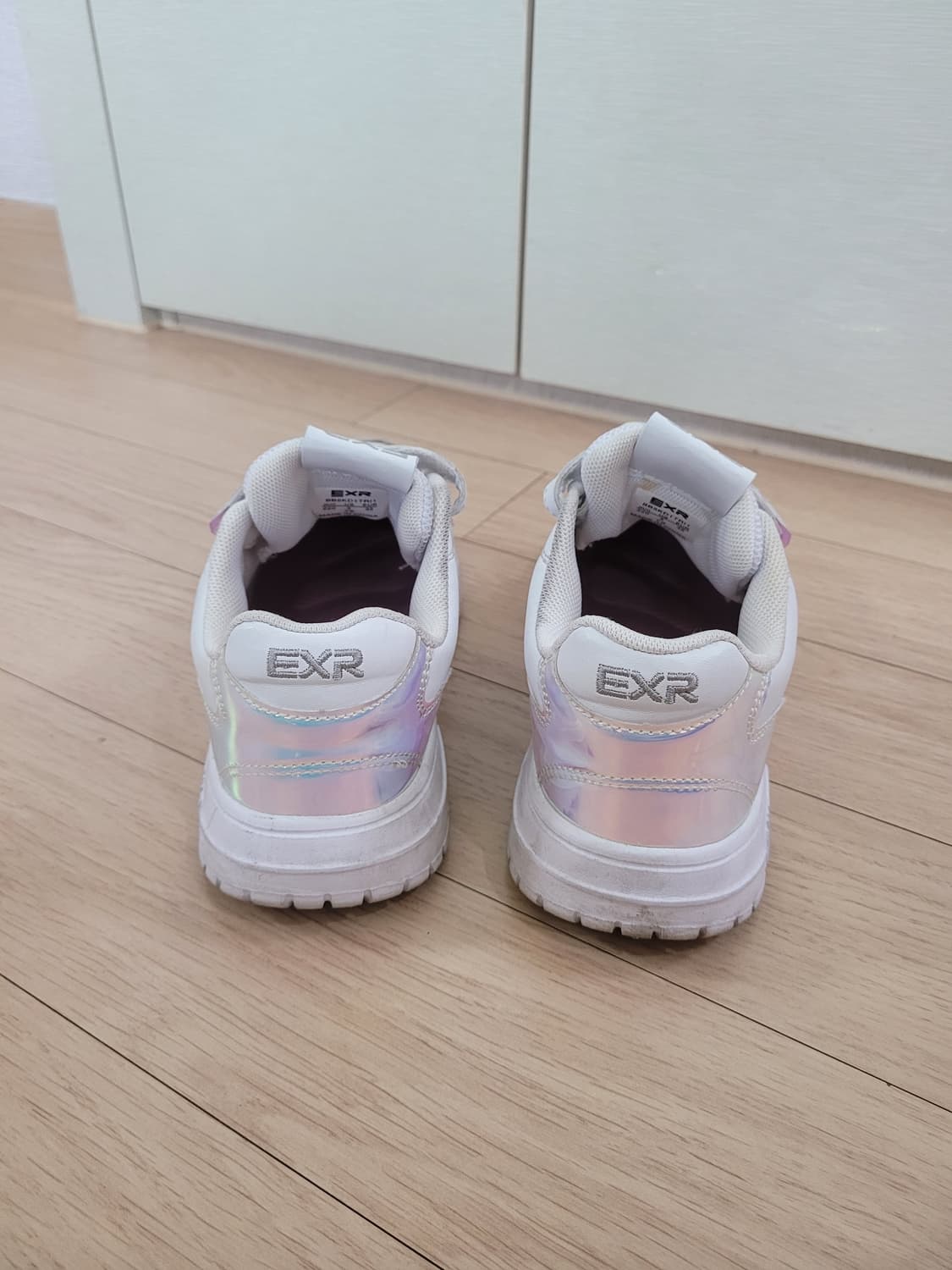 EXR 키즈 벨크로 운동화 220 화이트 상품이미지4