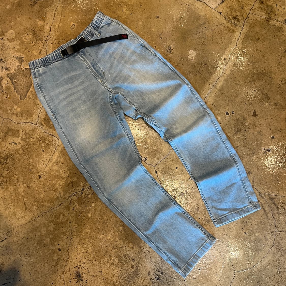 Gramicci  스트레이트 데님 벨티드 팬츠 상품이미지1