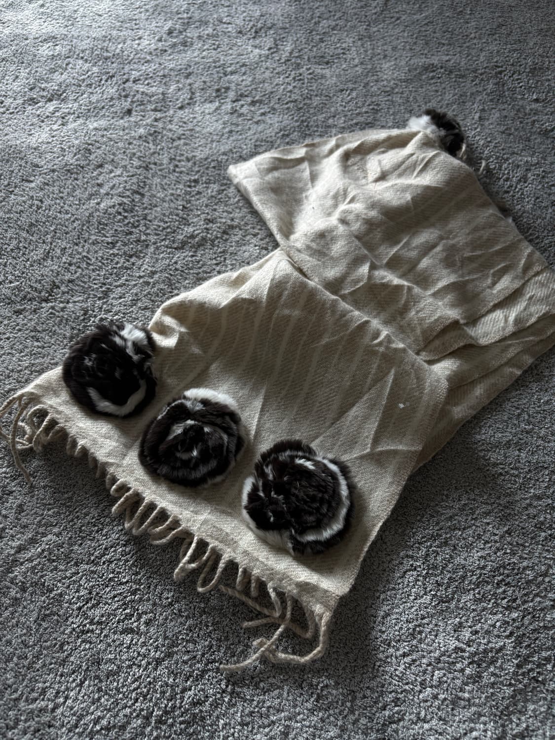 Vintage v-kei mood "roses" muffler 상품이미지4