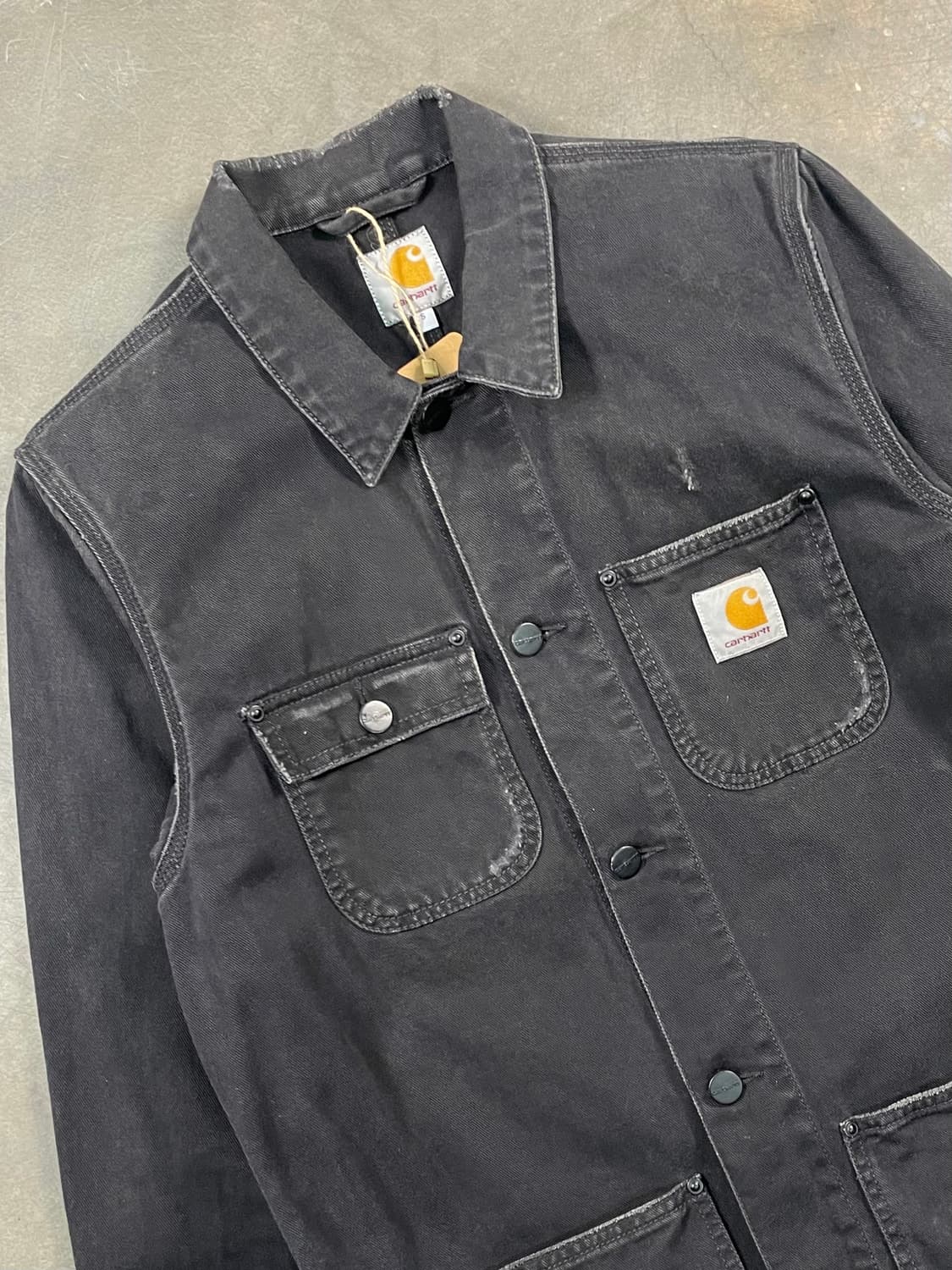 칼하트 데님 초어 코트 자켓 상품이미지2