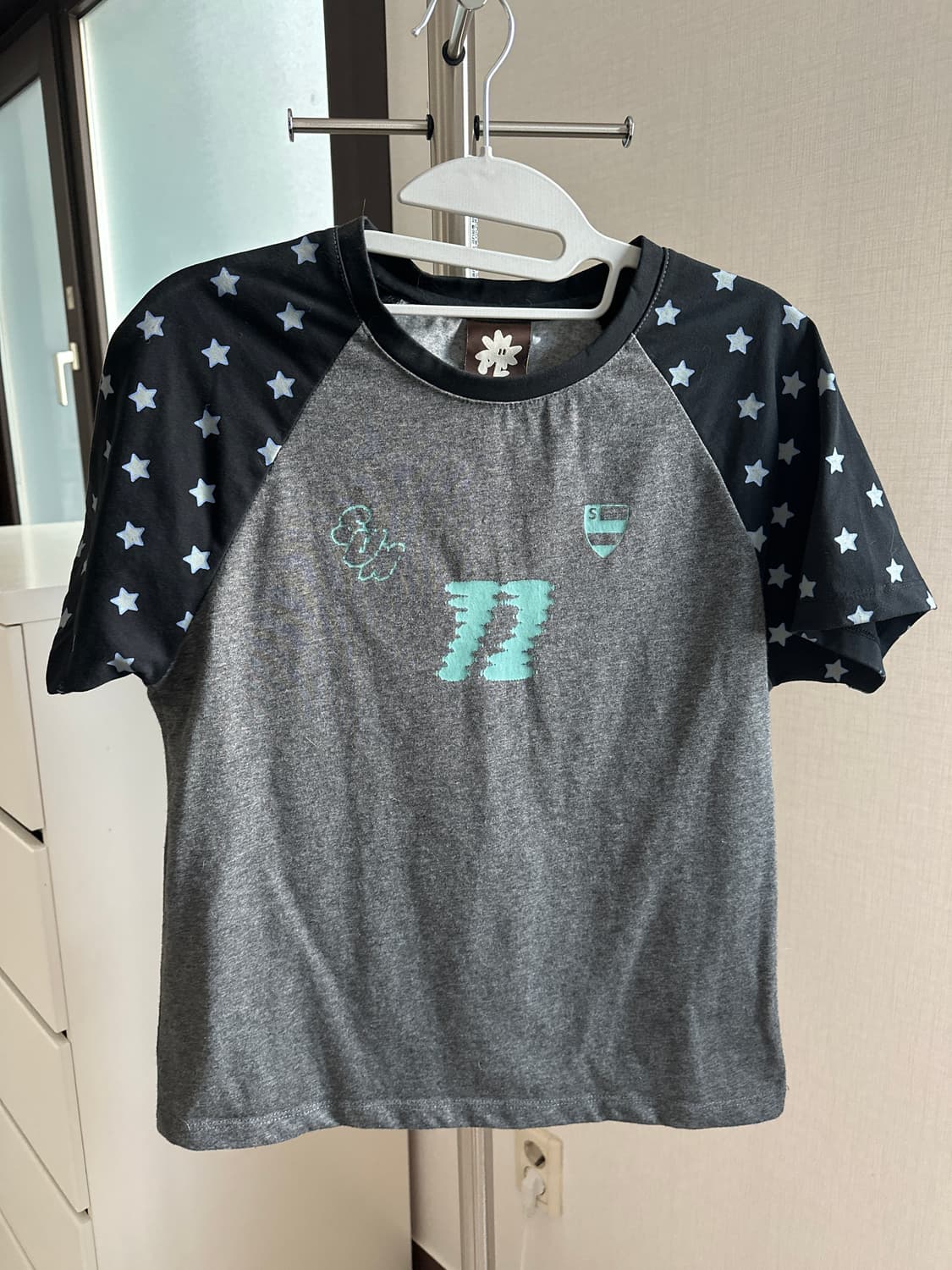 W All-star Raglan Tee Heather Charcoal 상품이미지7