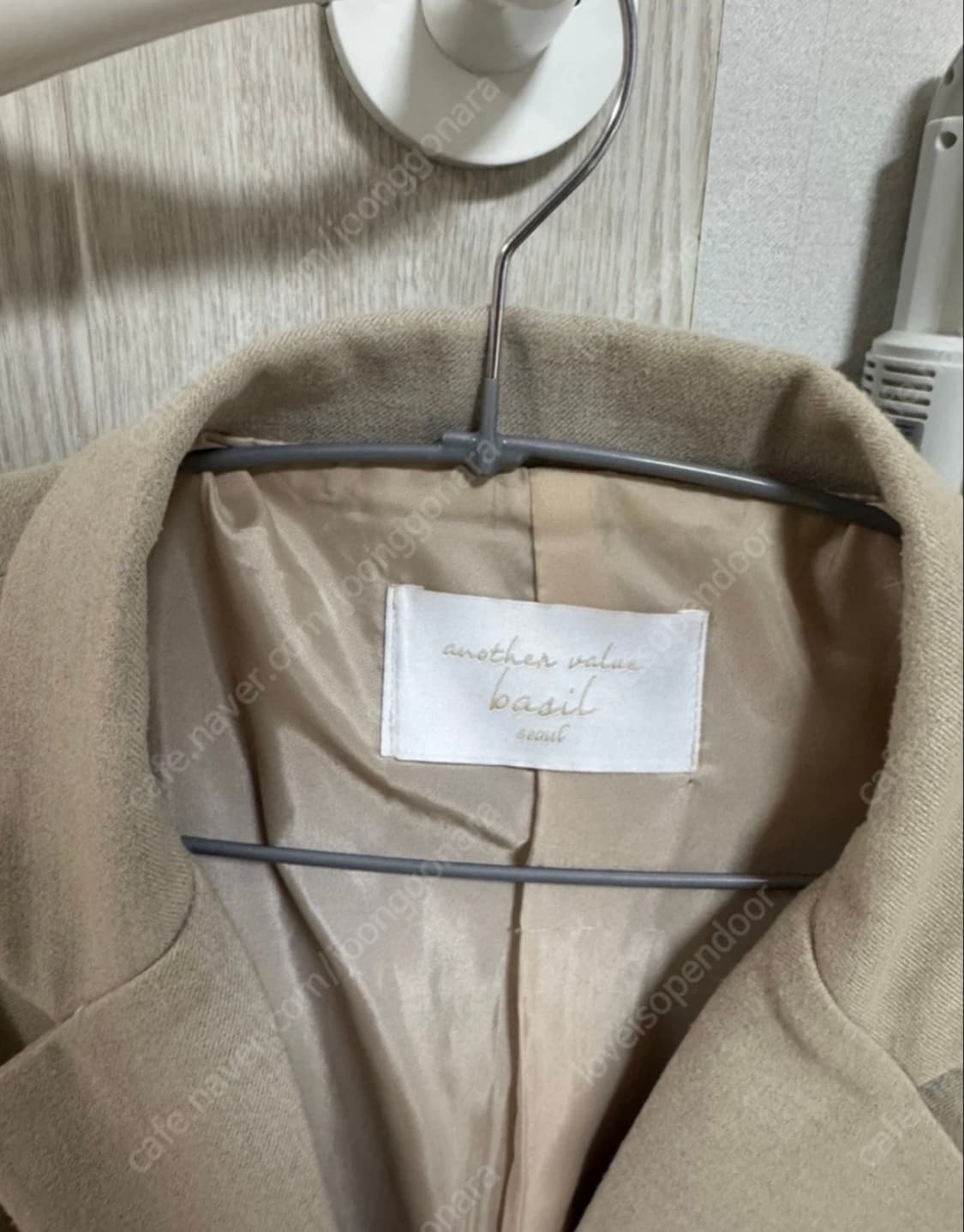 바질인보틀 루즈핏 베이지 자켓 상품이미지2