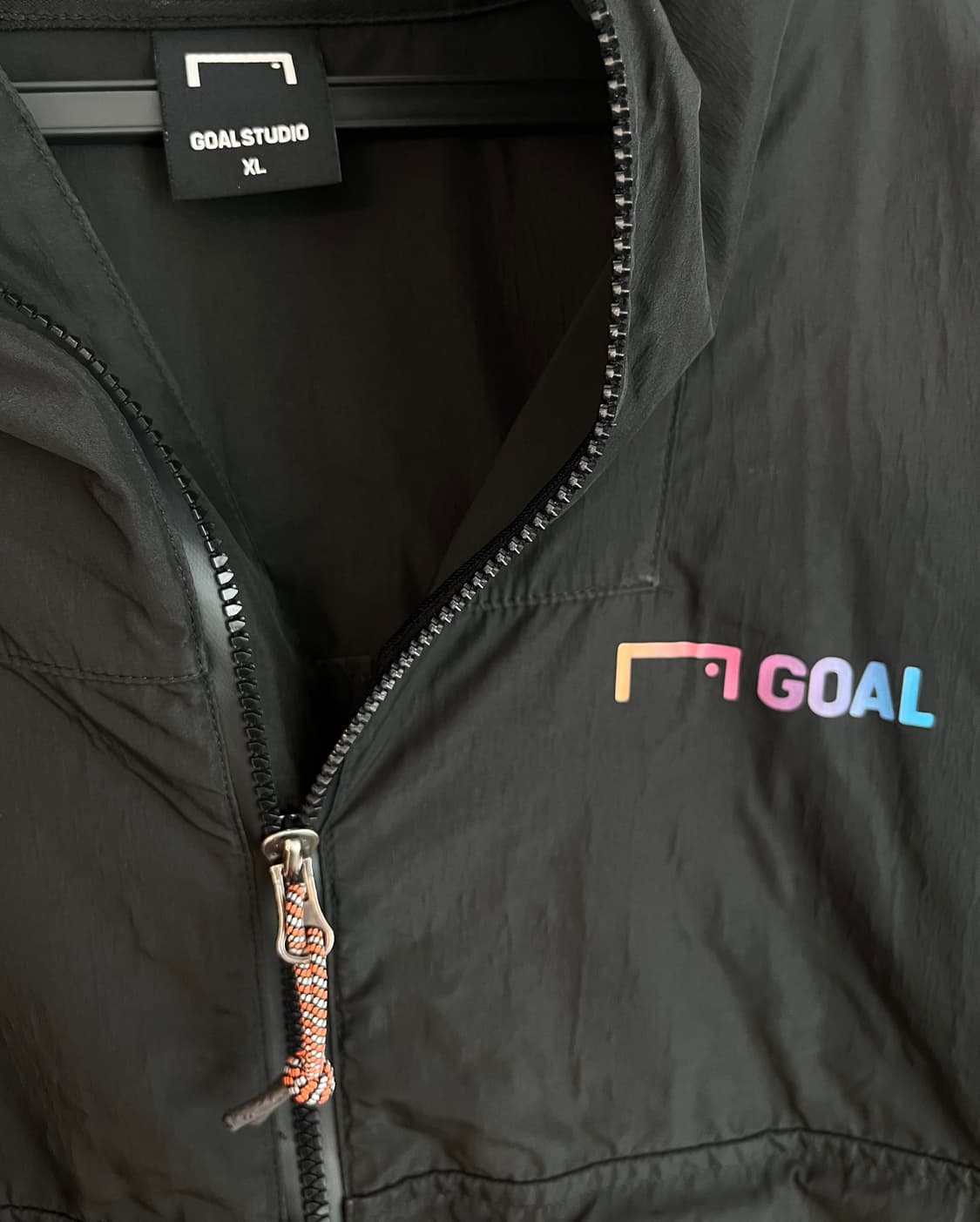 GOAL 골 스튜디오 블랙 후드 바람막이 [XL] 상품이미지5