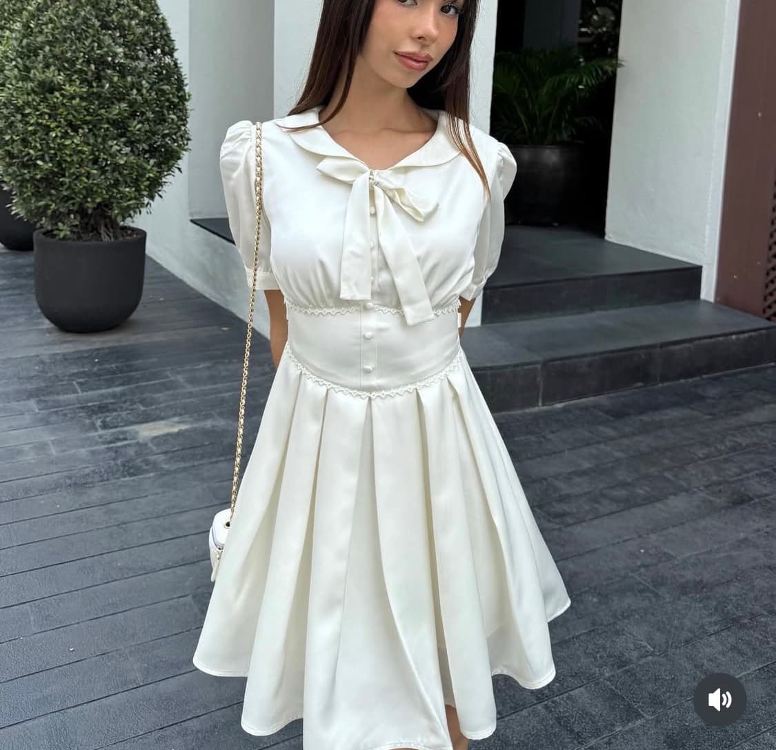 클리시어 엘라 레이스 새틴 드레스 원피스 M 상품이미지2