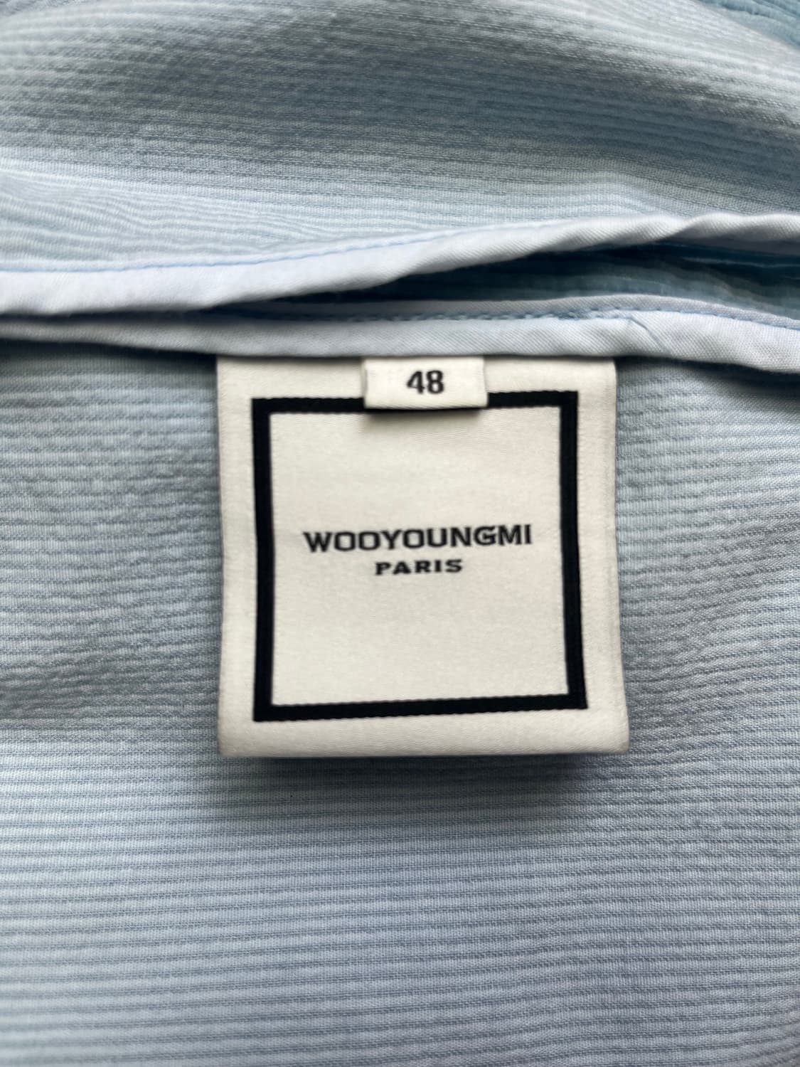 우영미 블루 코듀로이 점퍼 48사이즈 상품이미지7