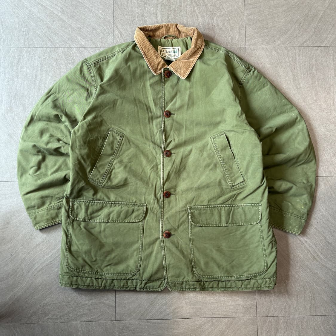 L.L.bean 정품 엘엘빈 카키 헌팅 자켓 상품이미지1