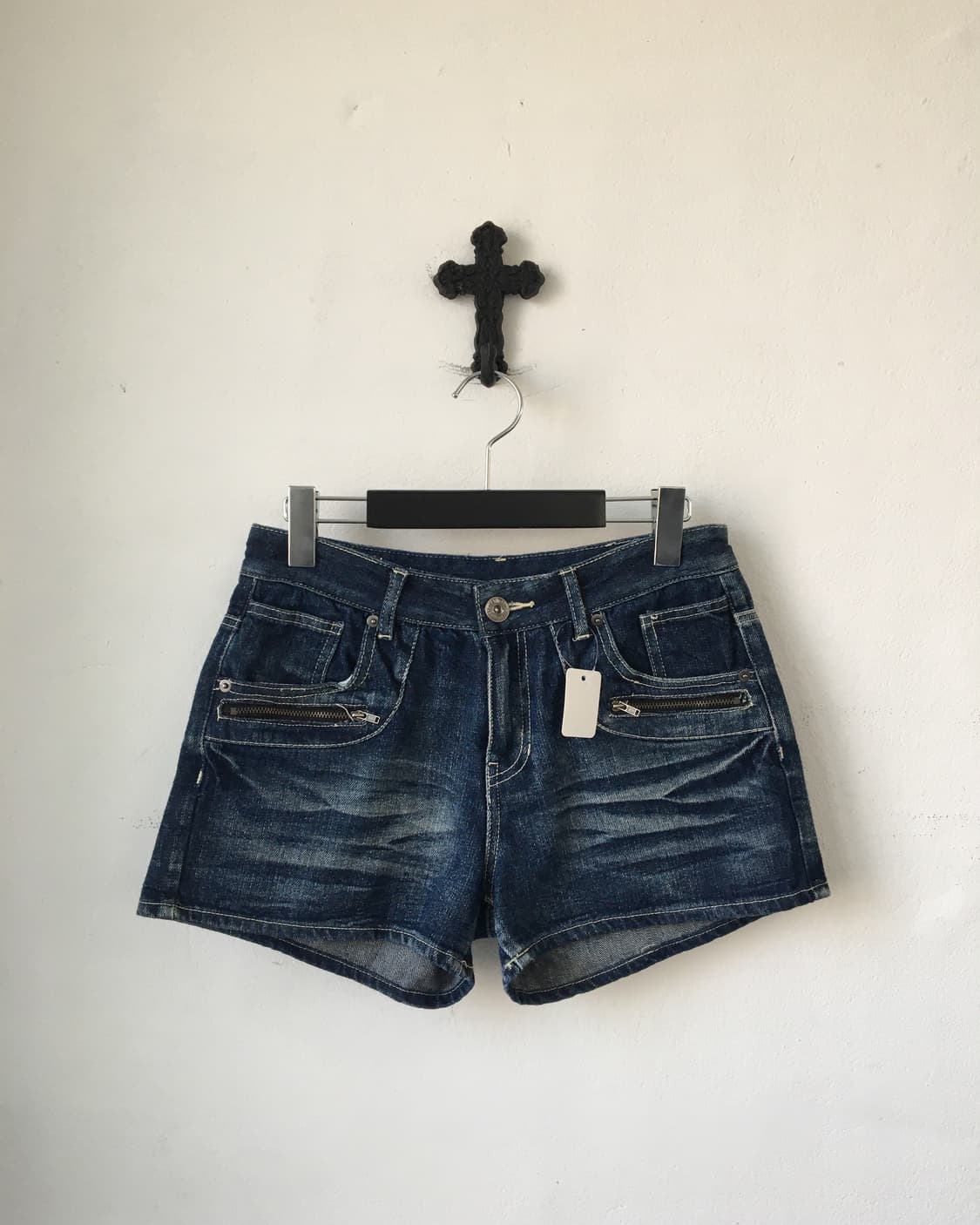 Washing denim short 상품이미지2