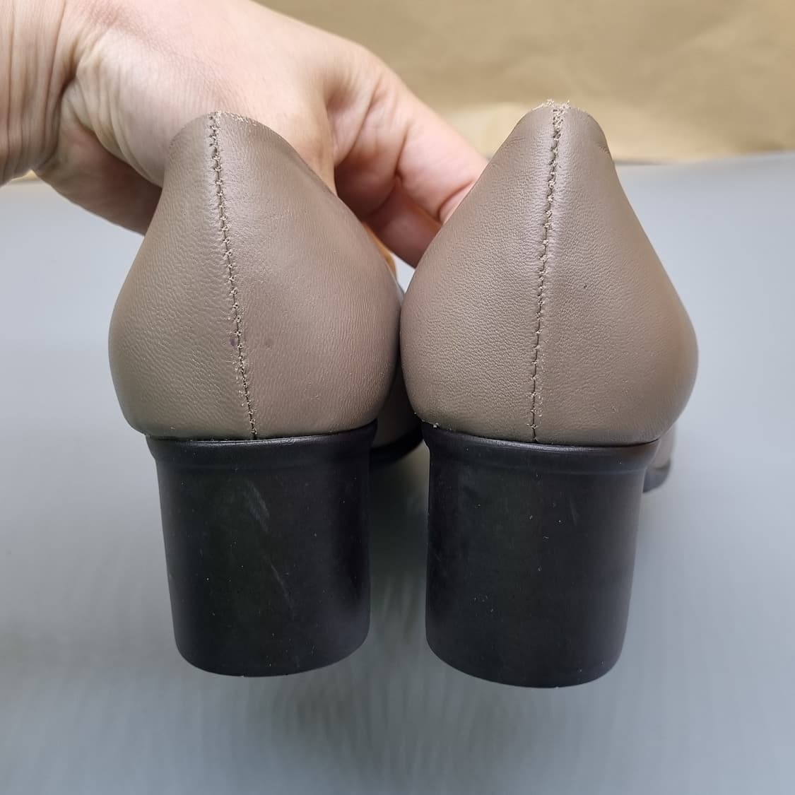 지쎄 천연양가죽 여성구두240 굽6 상품이미지4