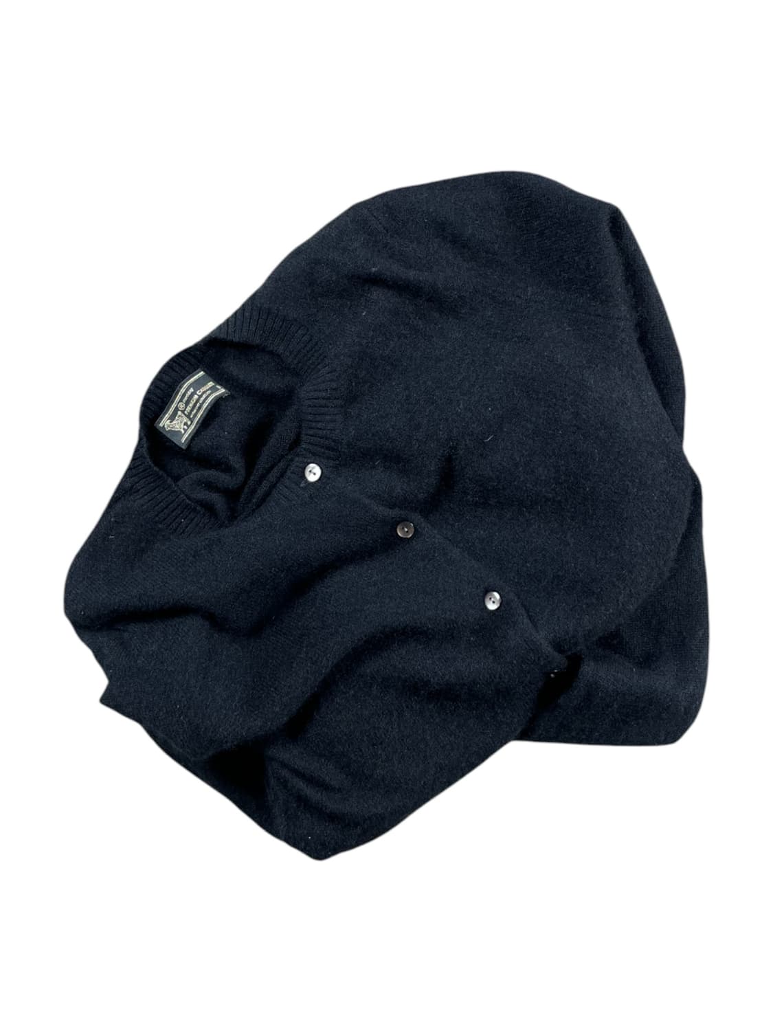 100% Cashmere 검정 가디건  상품이미지1