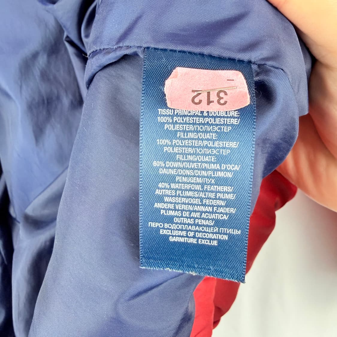 (L) 폴로 랄프로렌 주니어/우먼스 푸퍼 패딩 레드 상품이미지7