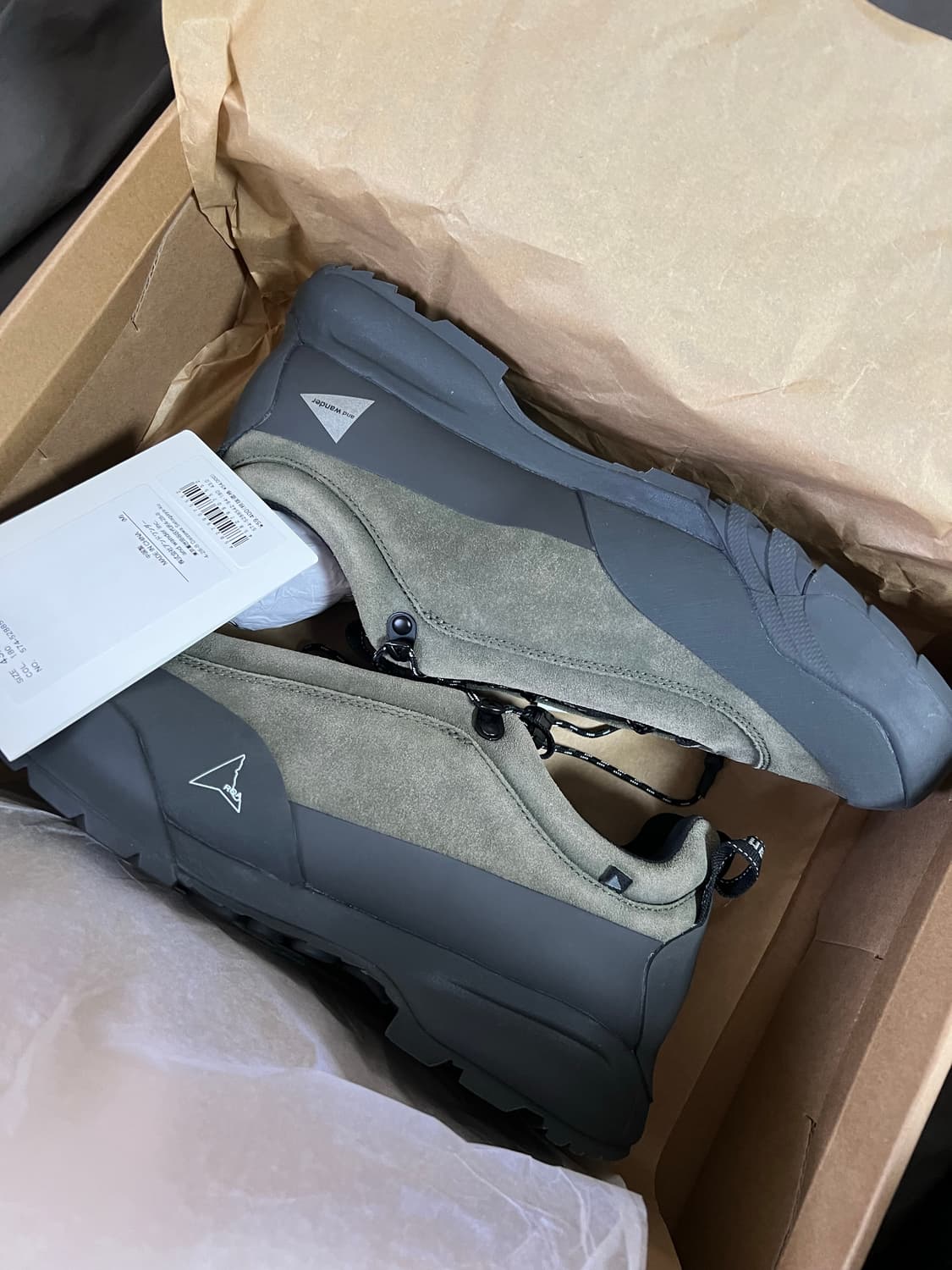 (43) 로아 앤드원더 콜라보 친지노 카키 새상품 ROA 상품이미지3