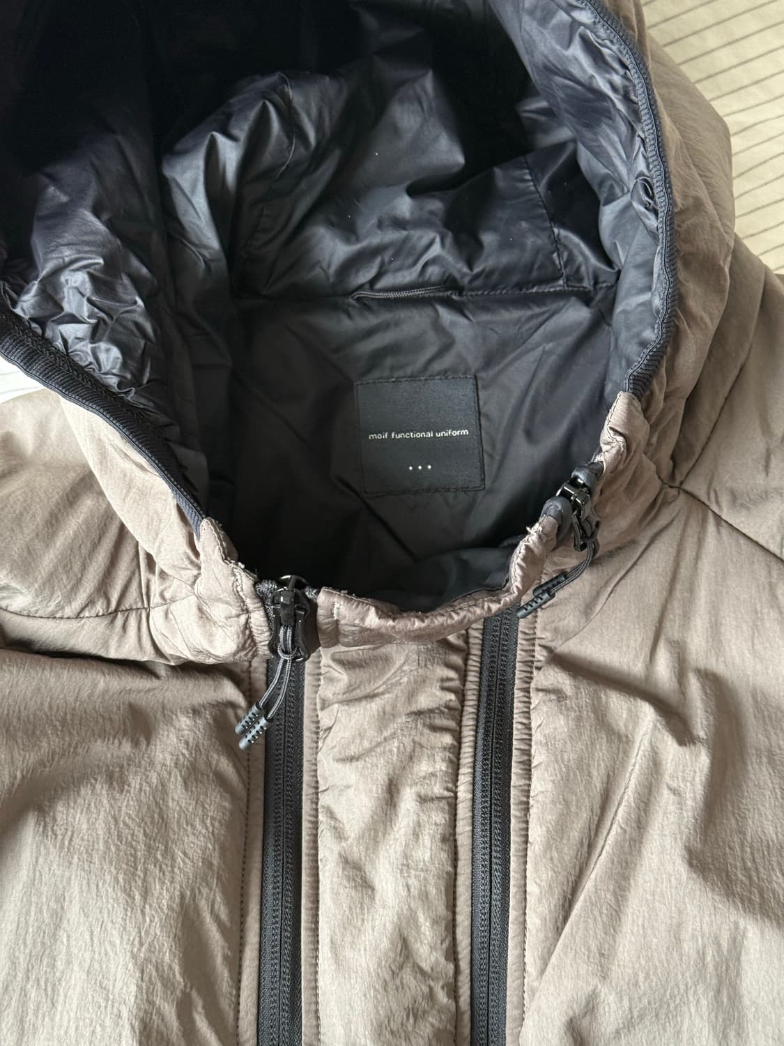 모이프 더블 집 인슐레이트 파카 스톤 3사이즈 상품이미지2