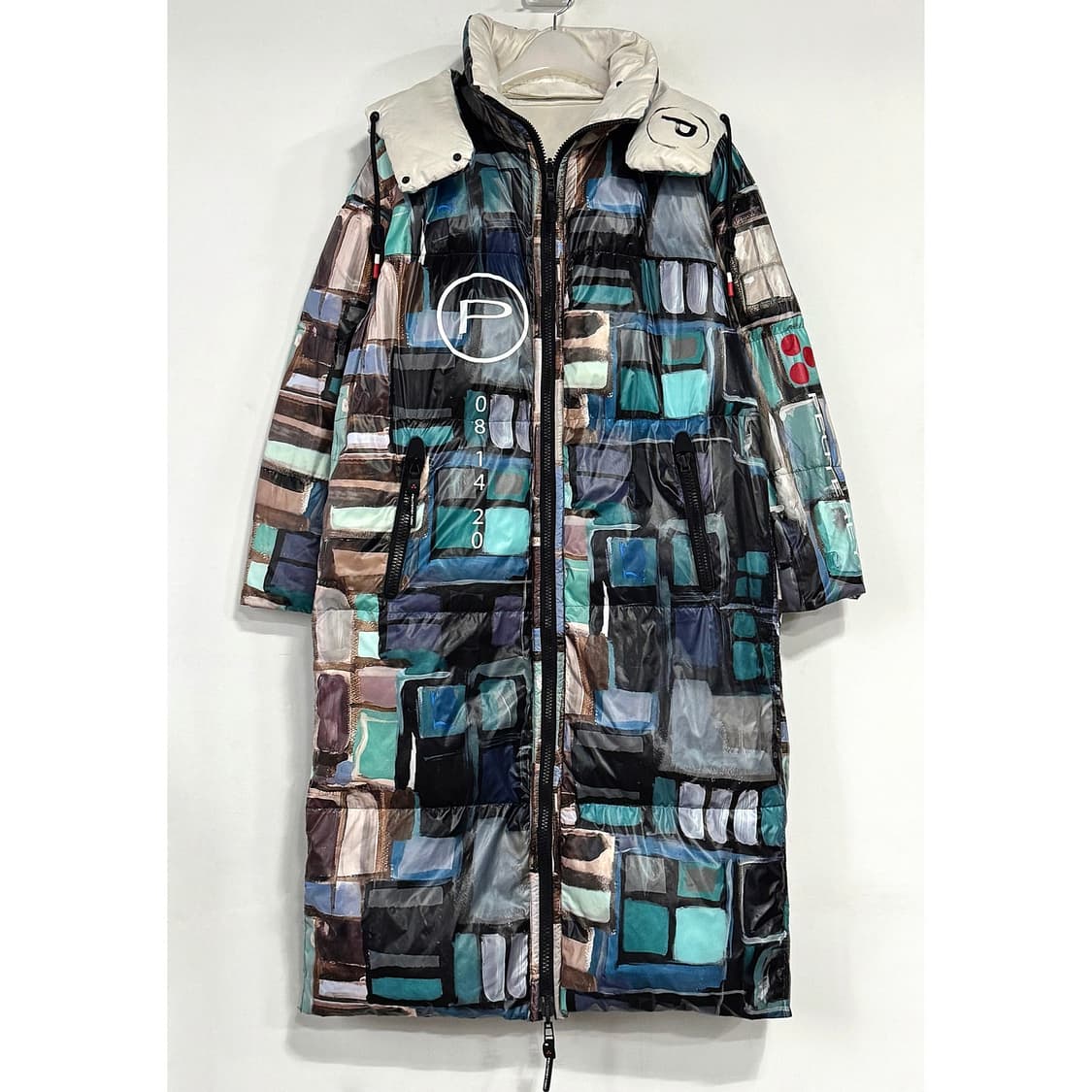 페트레이 리버시블 후드 롱 구스다운 패딩 상품이미지3