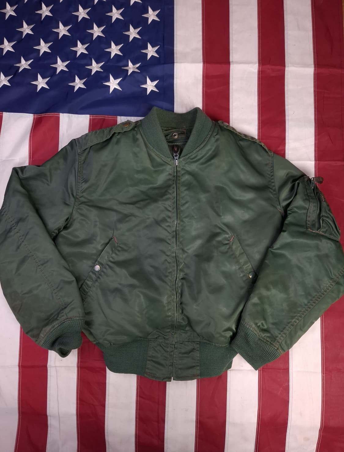 80's 국군 장교용 MA-1 항공자켓 상품이미지1