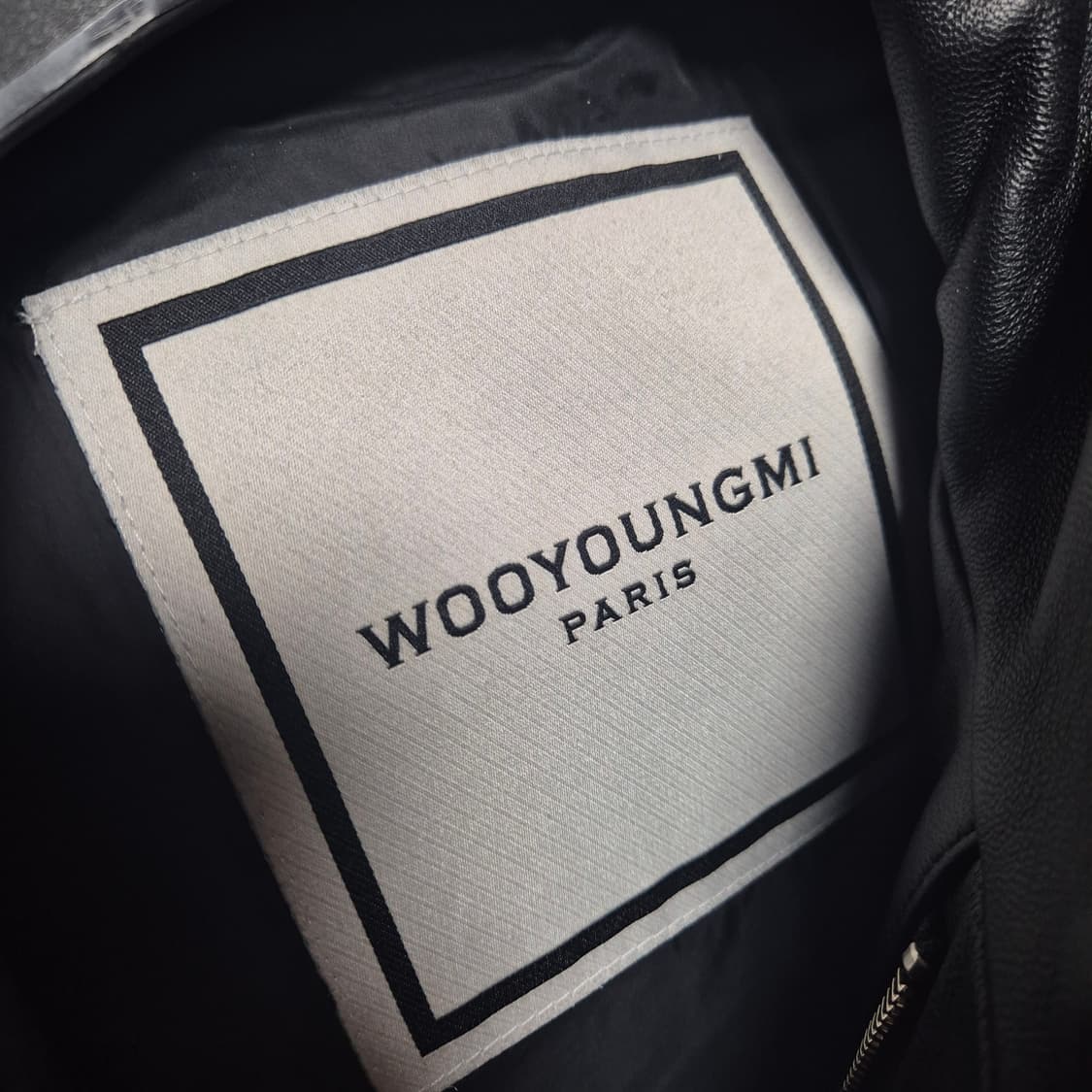 우영미 램스킨 레더 자켓 상품이미지8