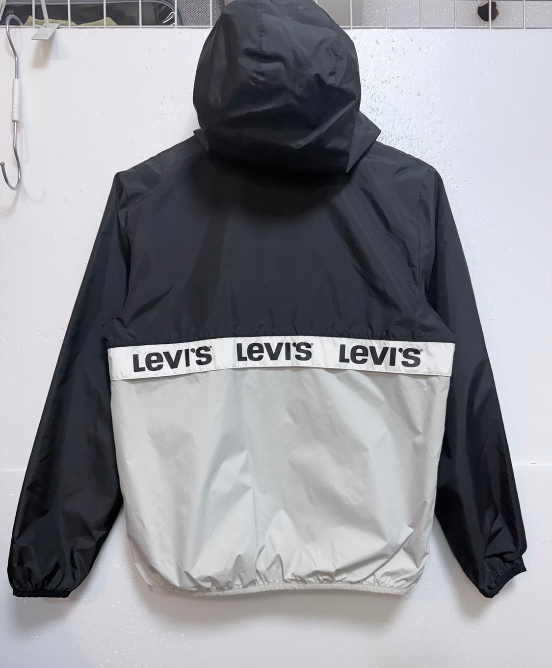 리바이스 로고 아노락 바람막이 스트릿 감성(12-13Y/XS여성) 상품이미지4