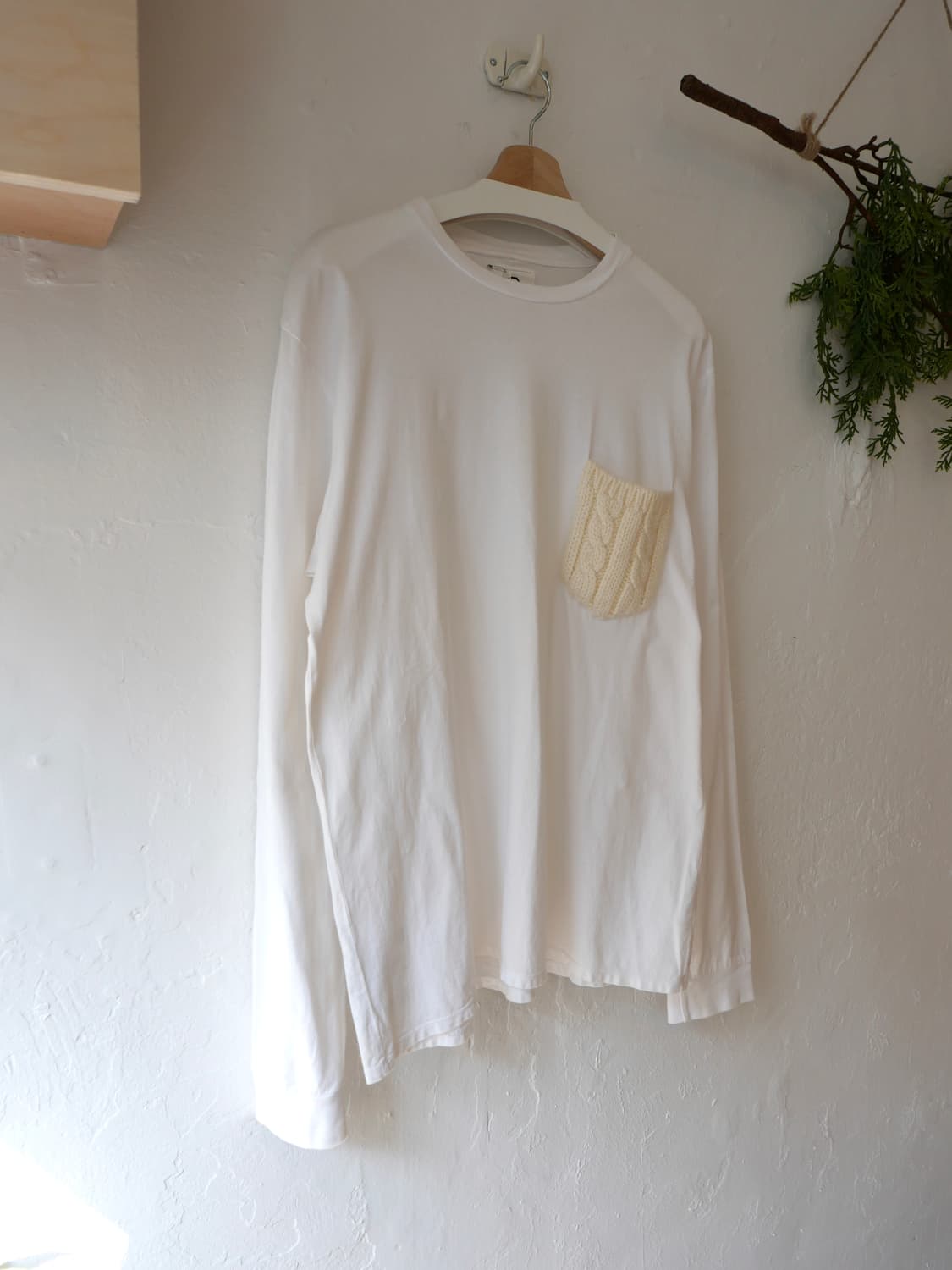 비즈빔 니트 포켓 롱슬리브 상품이미지3