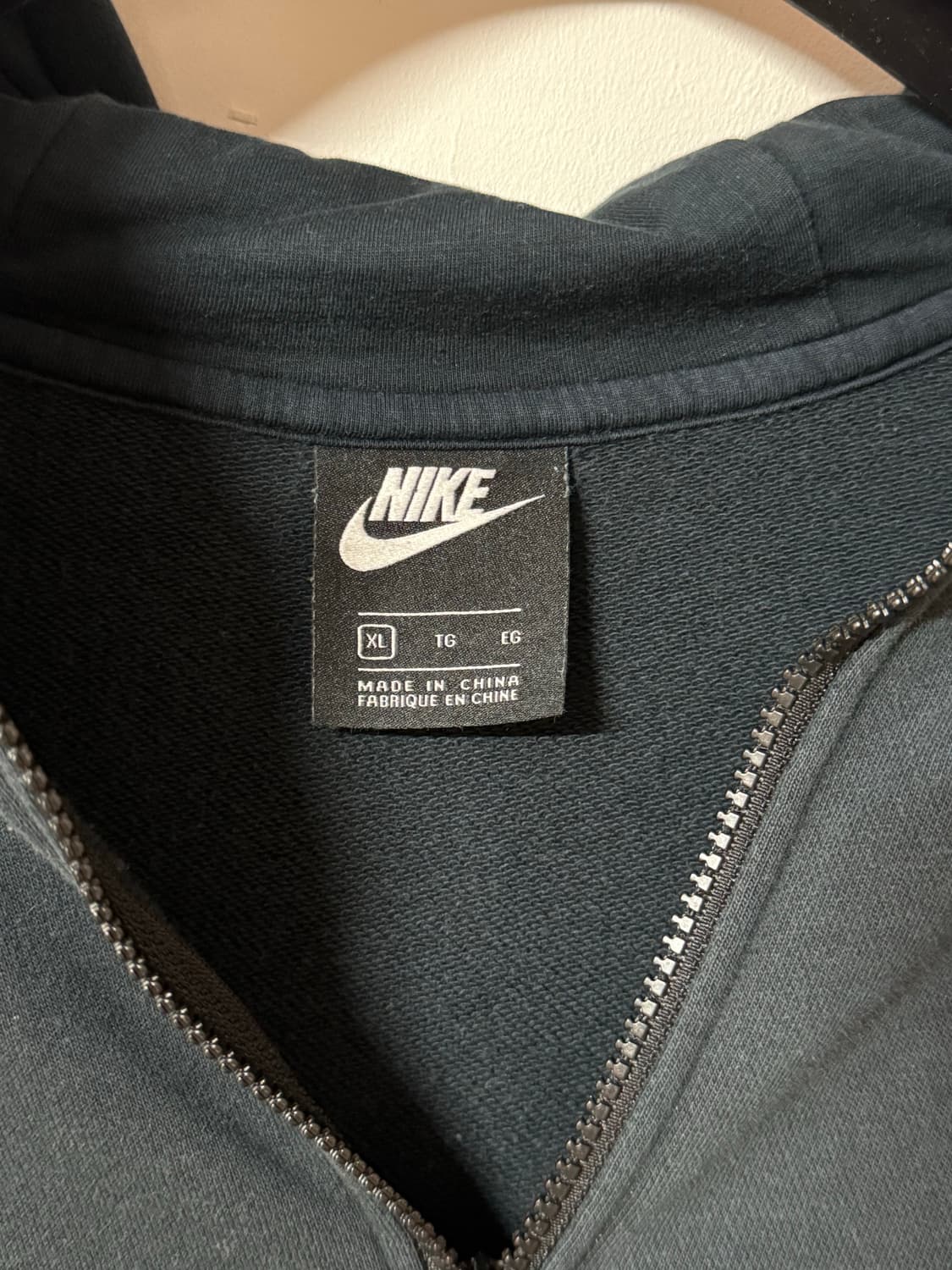 나이키 스우시 블랙 후드집업 XL 상품이미지6