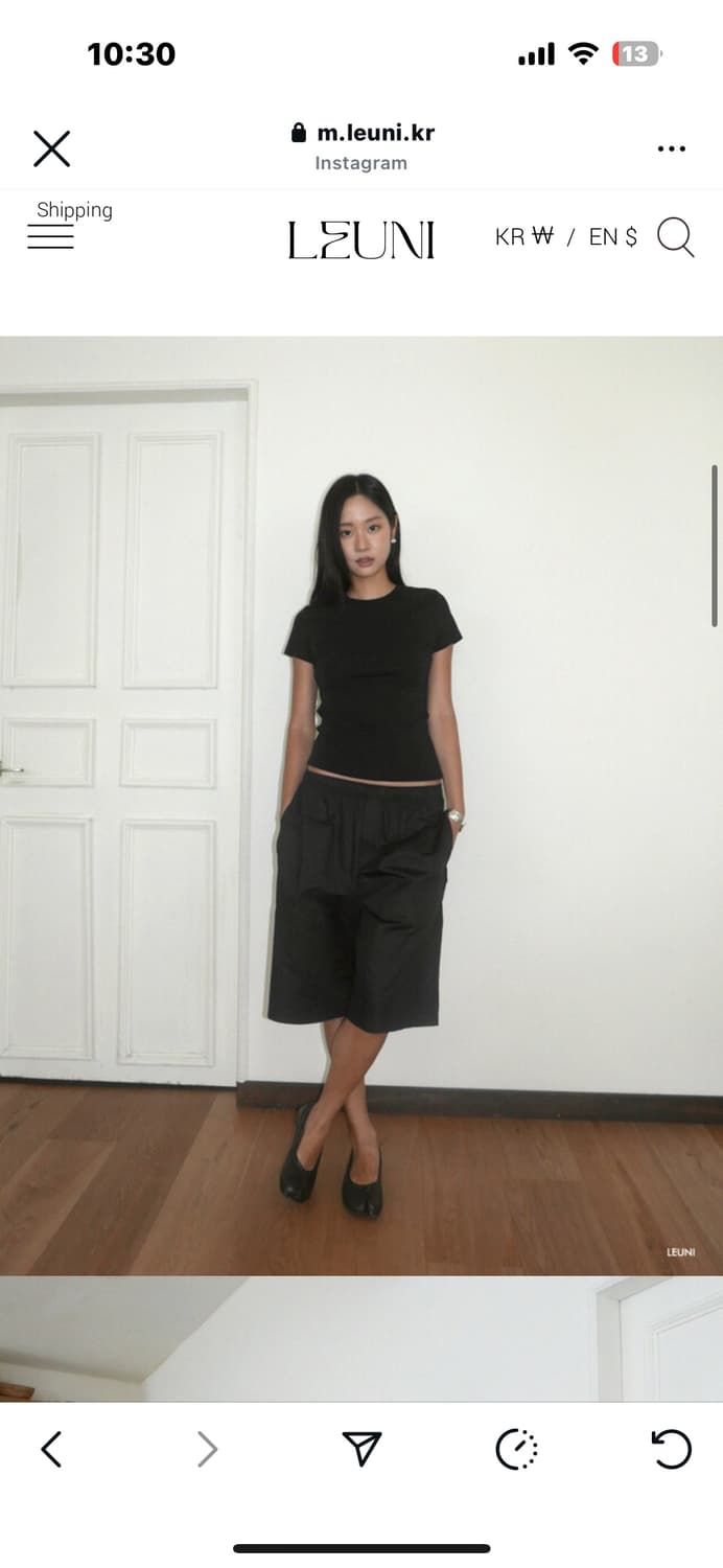 Dally Slim Hug Top_Black 상품이미지1