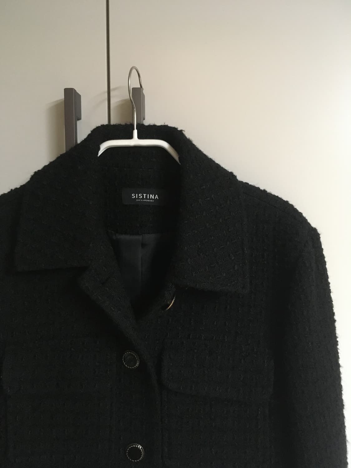 시스티나 카라 트위드 자켓 상품이미지2