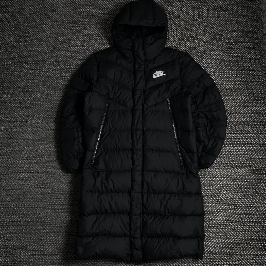나이키 윈드러너 덕 다운 롱 패딩 자켓 블랙o 4799 상품이미지1