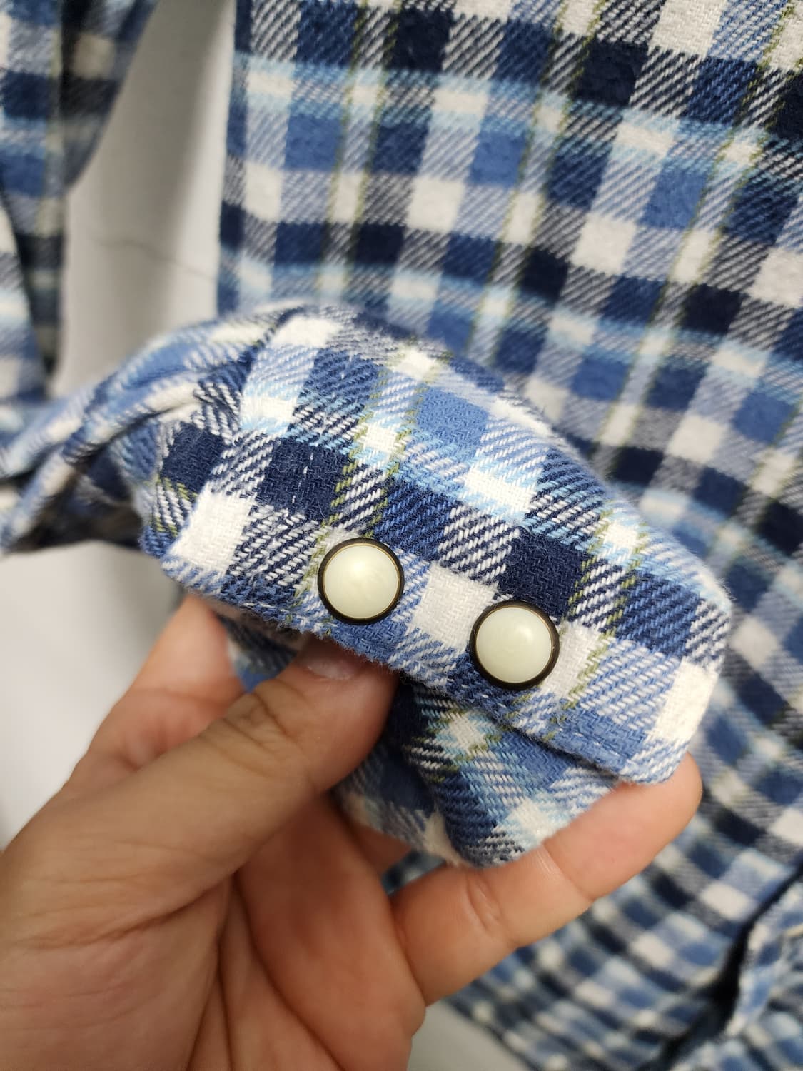 리바이스 화이트탭 모직 웨스턴 체크 셔츠 상품이미지4