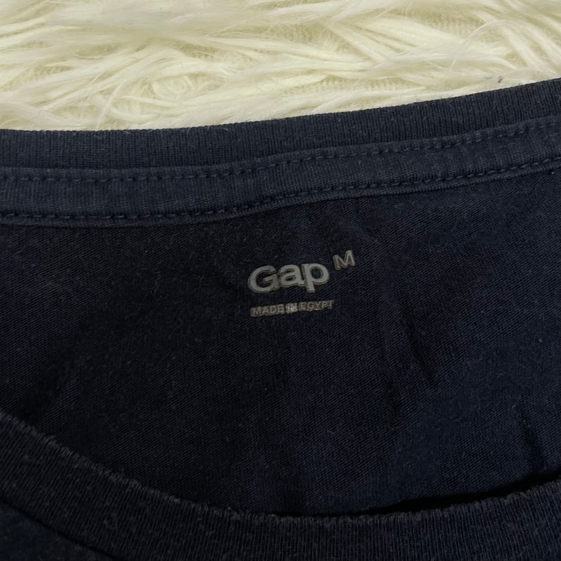 갭 Gap 스펠 로고 롱슬리브 네이비 상품이미지3