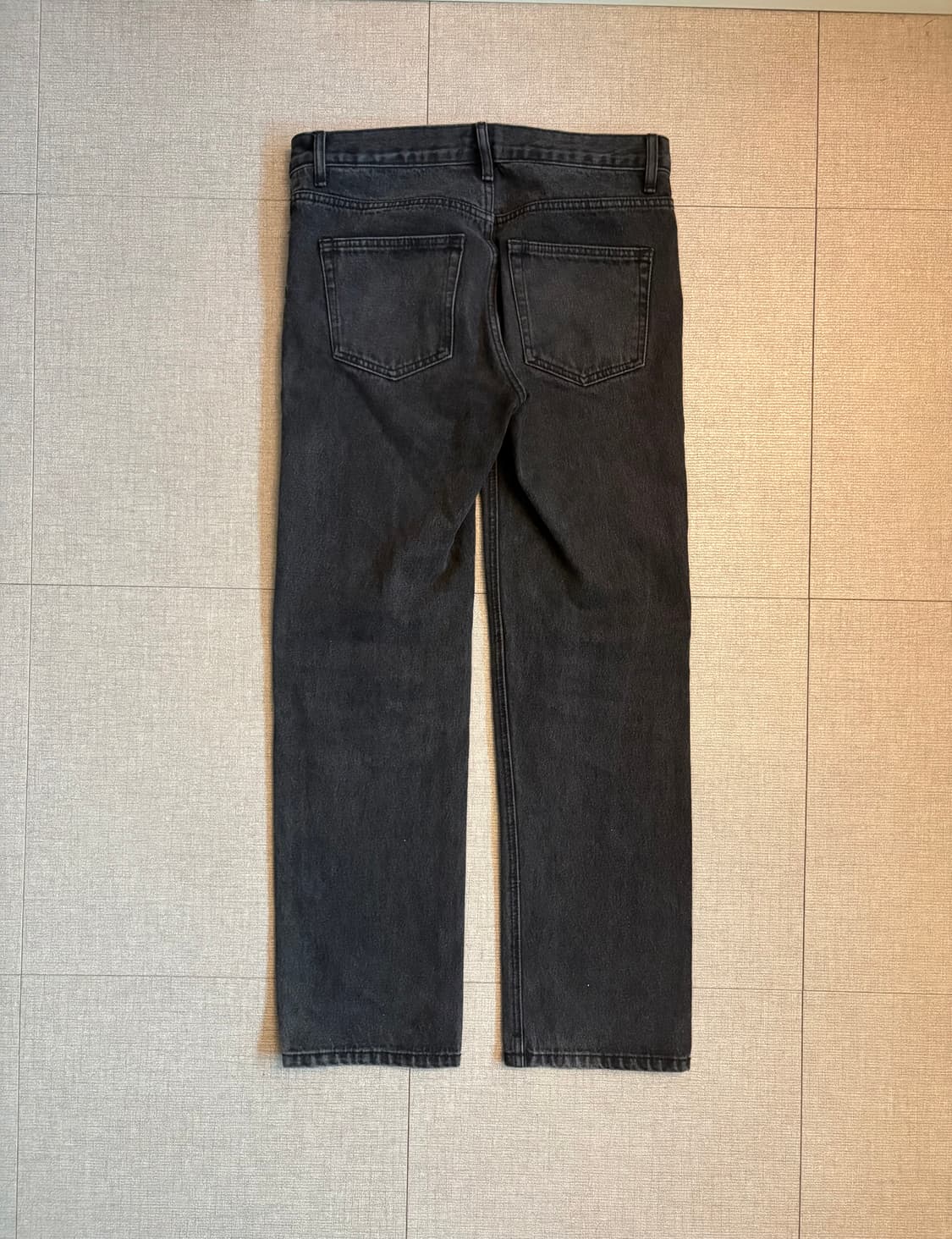 무탠다드 washed black denim pants 상품이미지2