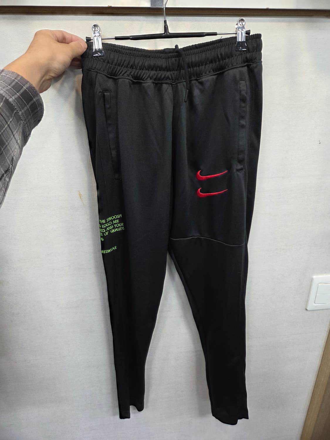 나이키 nsw 더블스우시 폴리니트 팬츠 m 상품이미지1