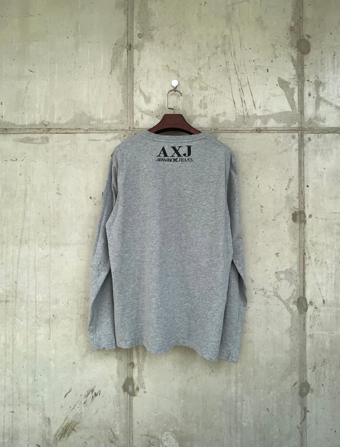 [50] AXJ 아르마니 진스 그레이 롱슬리브 상품이미지2